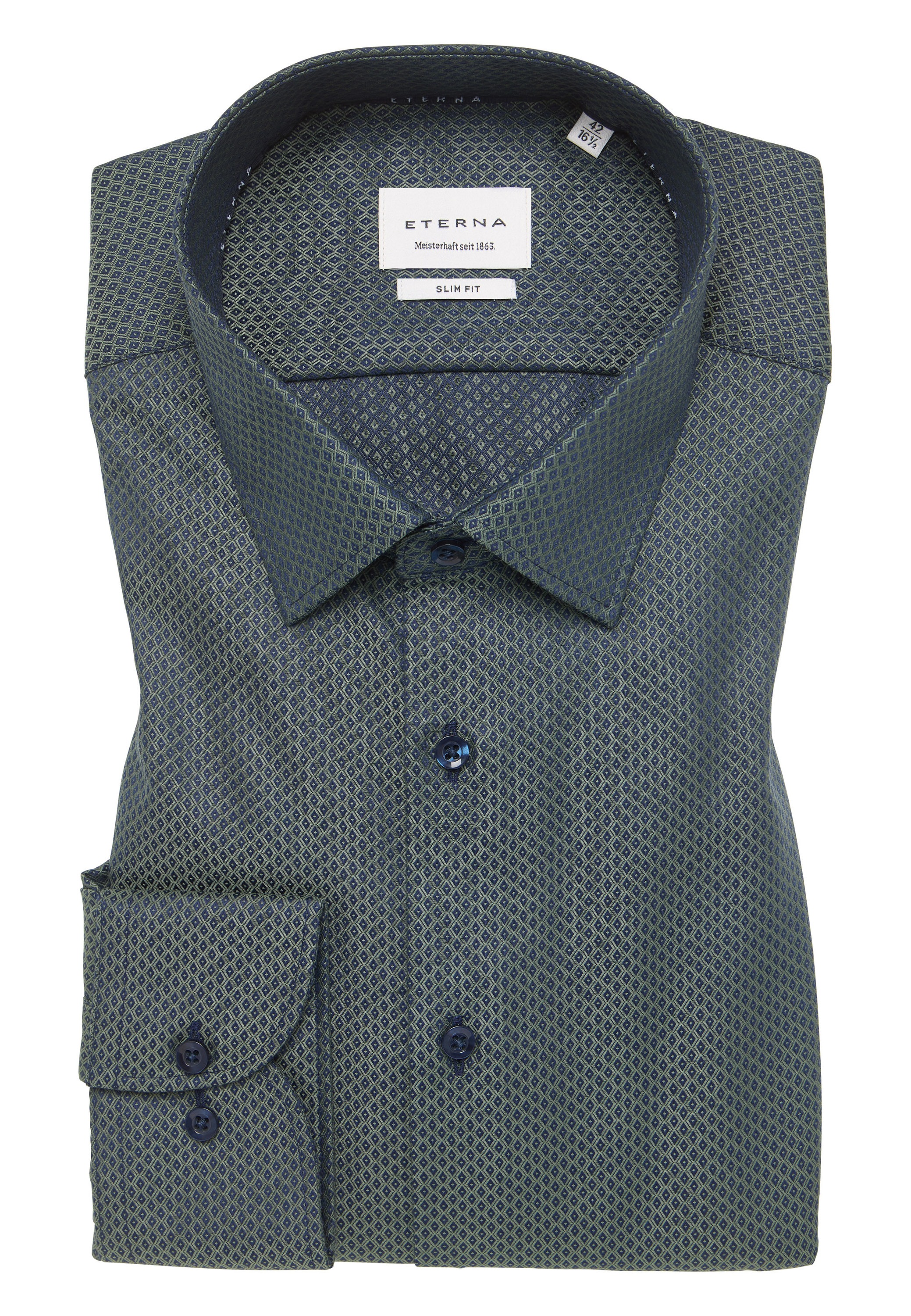 Eterna Langarmhemd »SLIM FIT«, NON IRON (bügelfrei)