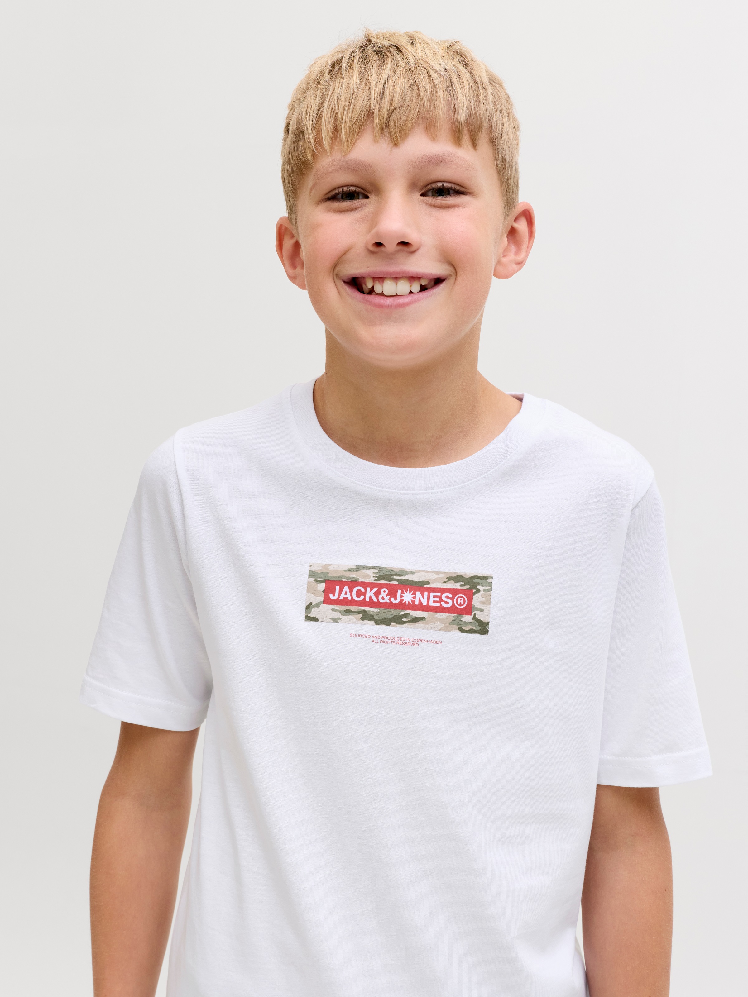 Jack & Jones Junior T-Shirt »JCOBREEZE BRANDED TEE SS CN FST JNR«