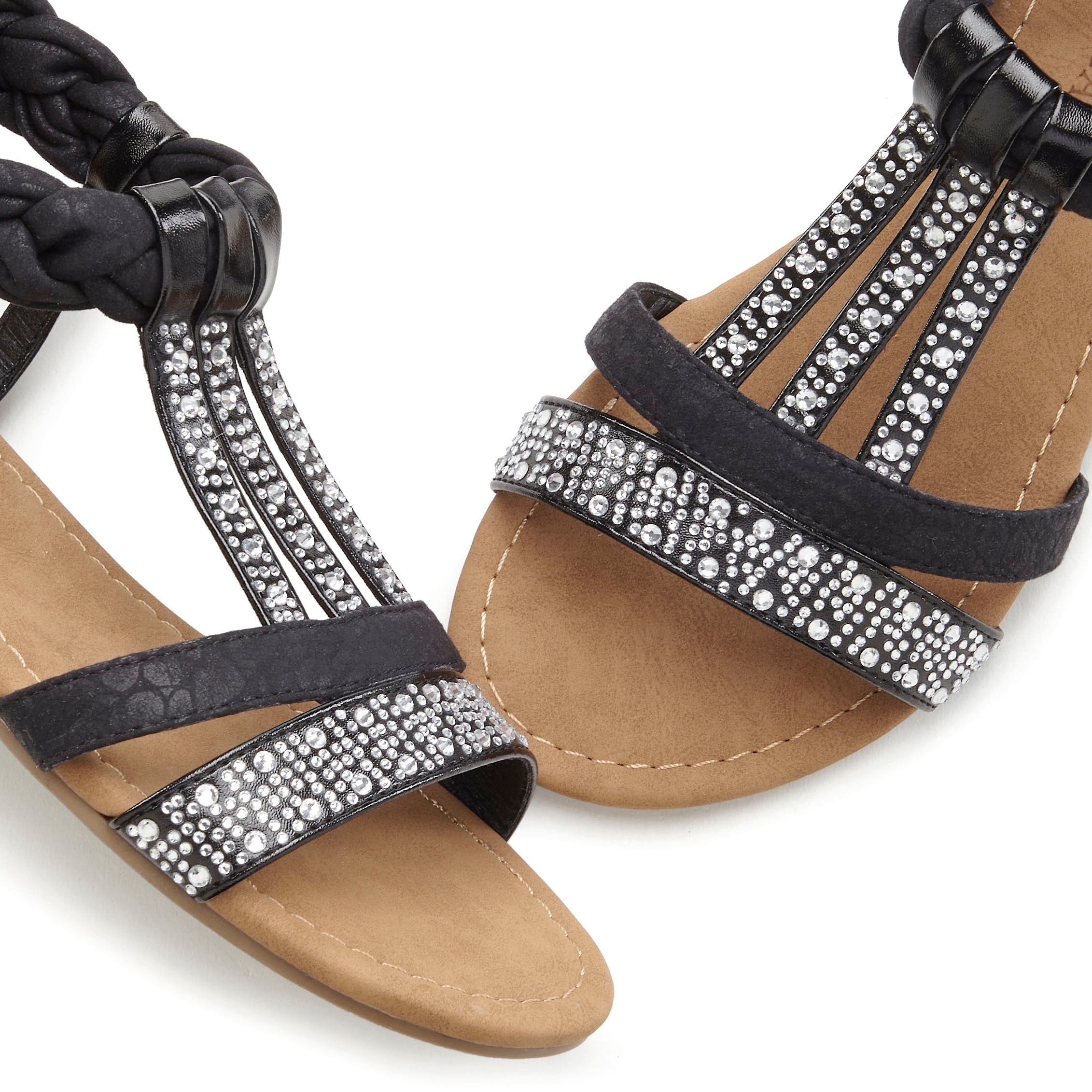 LASCANA Sandals Black Size 43 3