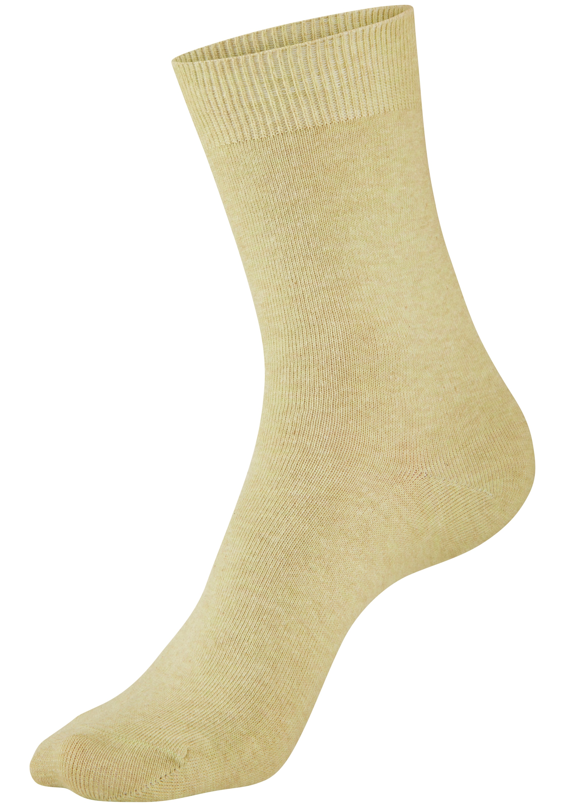 H.I.S Basicsocken »Damensocken, frische melierte Farben; casual« Packung, 20 Paar tlg. Alltagssocken in der Großpackung