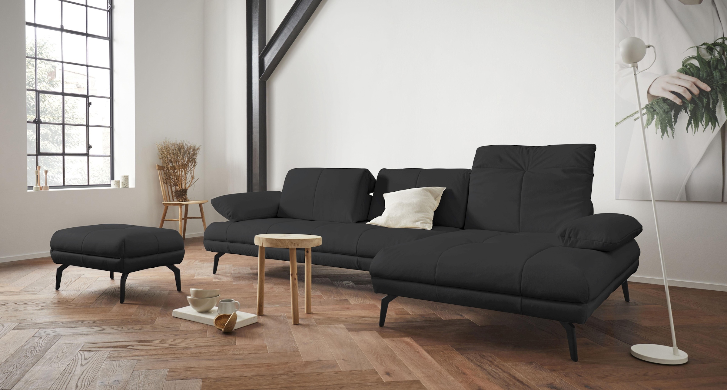 andas Ecksofa »Stenlille L-Form«, incl. Sitztiefen-, Kopfteil- und Armteilverstellung