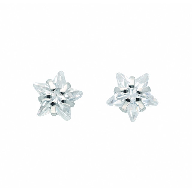 Adelia´s Paar Ohrhänger »1 Paar 925 Silber Ohrringe / Ohrstecker Stern mit  Zirkonia«, mit Zirkonia Silberschmuck für Damen online kaufen | BAUR