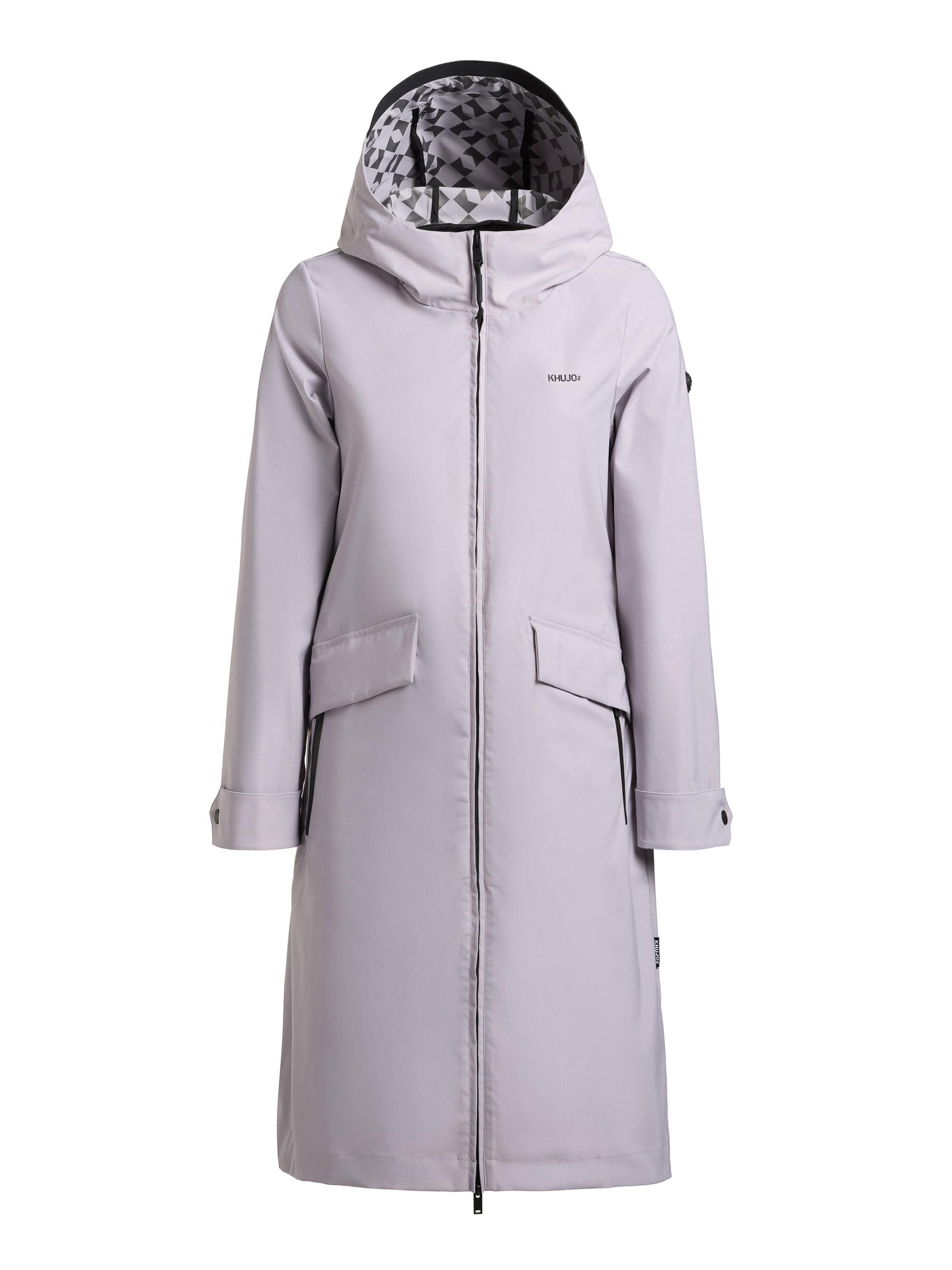 khujo Kurzmantel »Femke2« Modischer Damen Übergangsmantel mit Kapuze