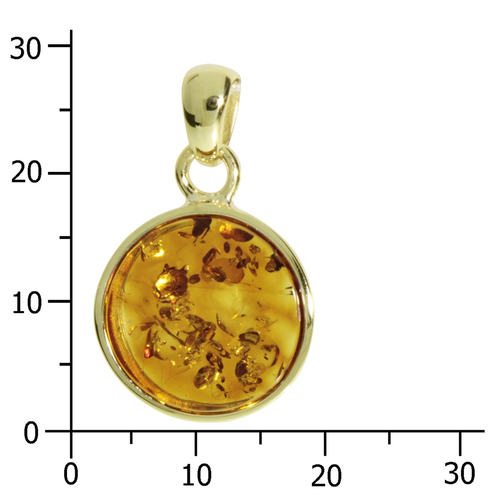 OSTSEE-SCHMUCK Kettenanhänger »Ostsee-Schmuck Anhänger Classic 16 mm Anhänger Classic 16 mm«, (1 tlg.)