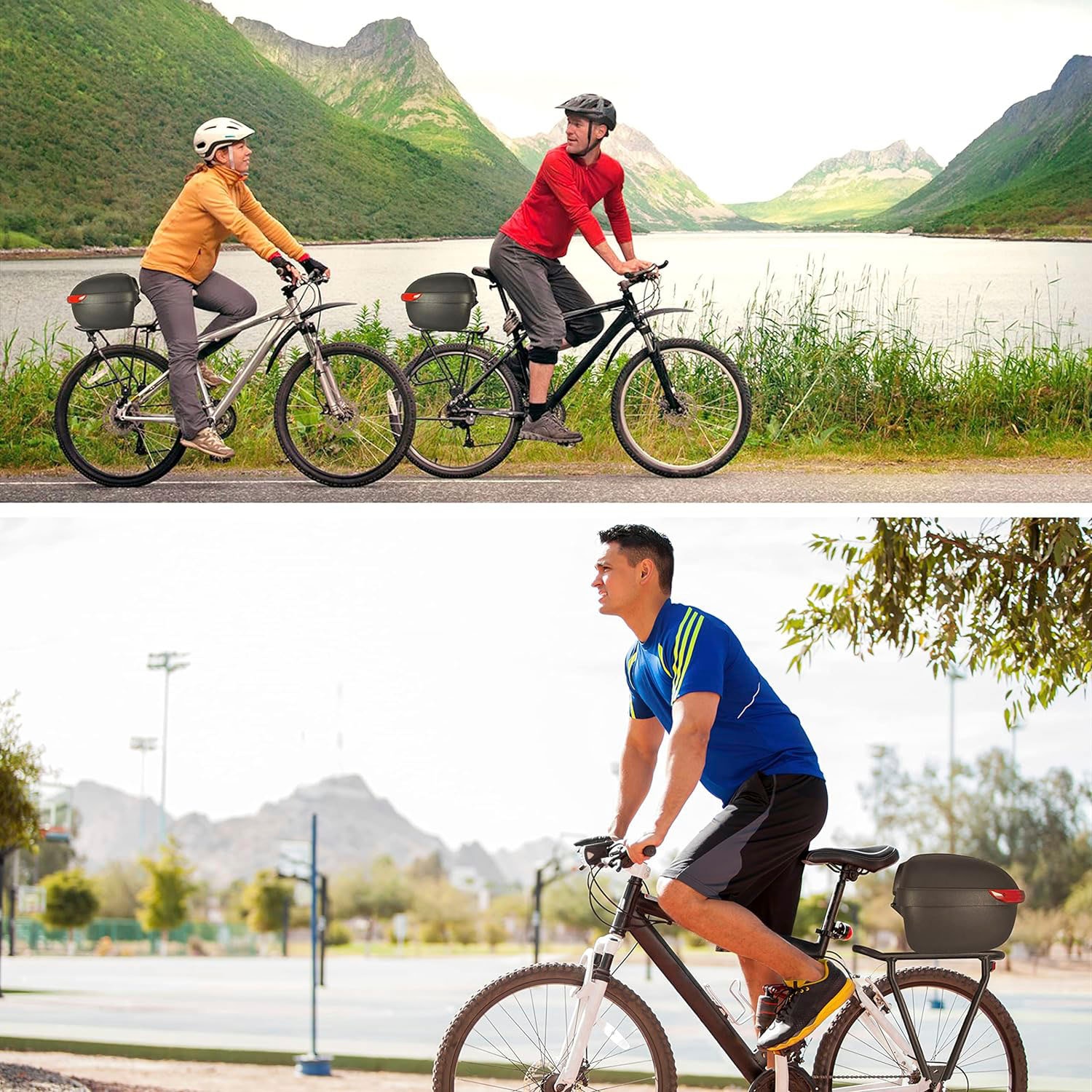 SachsenRad Gepäckträgertasche »Gepäckträger-Box Globus«