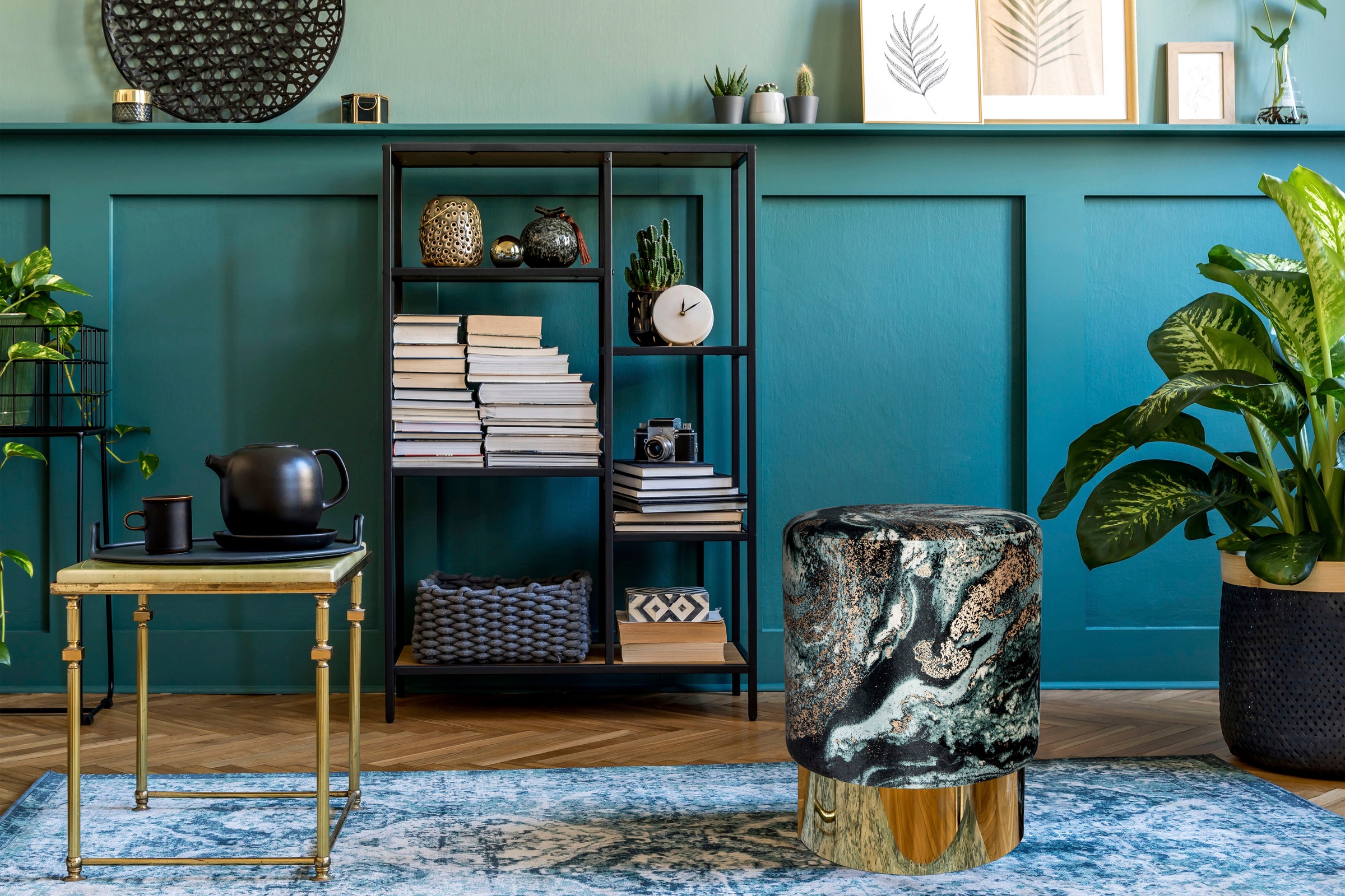 Kayoom Sitzhocker "Hocker Gipsy 325, stilvoller Sitzhocker, runde Form, sti günstig online kaufen