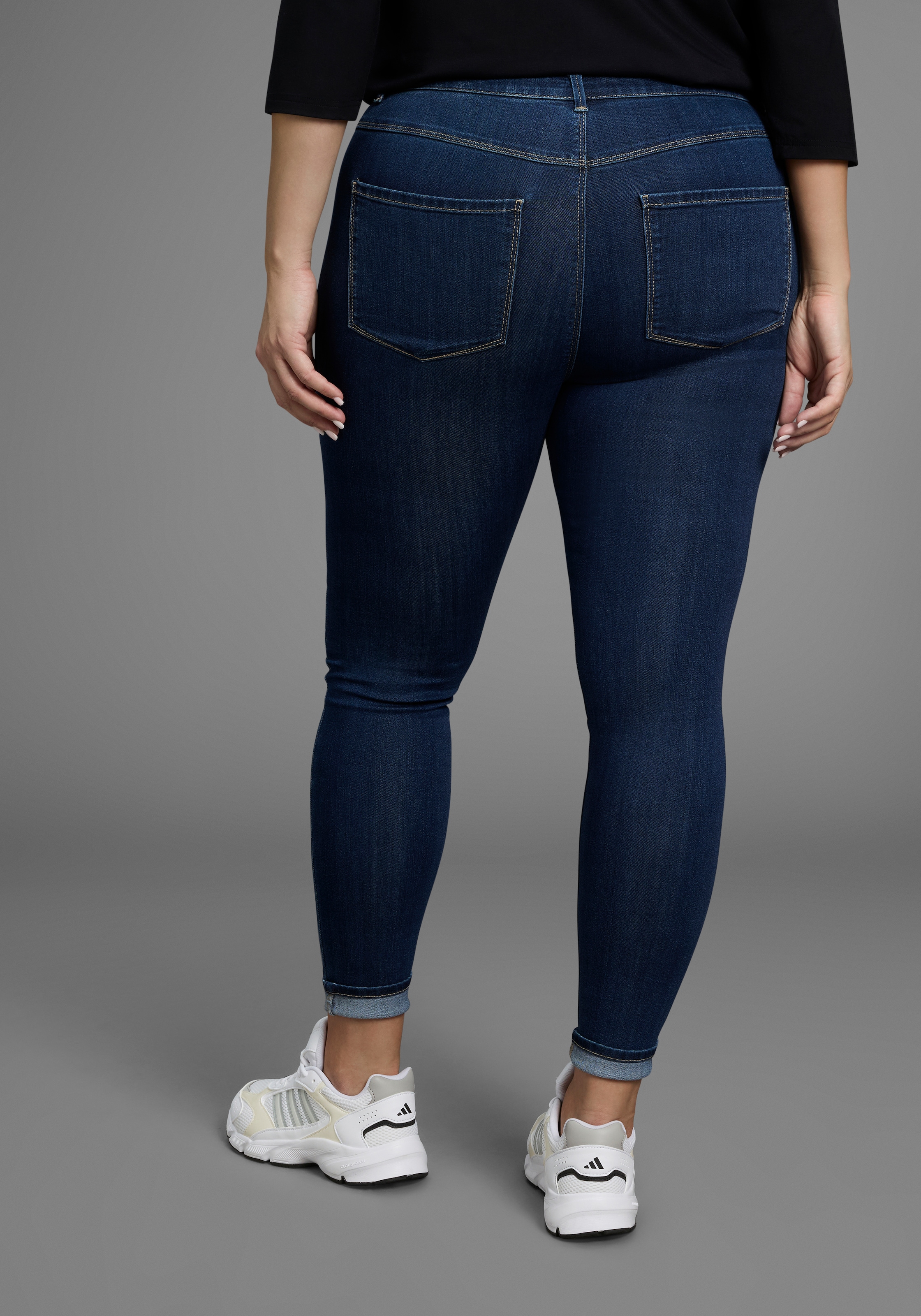 ONLY CARMAKOMA Skinny-fit-Jeans »CARTHUNDER PUSH UP REG SK JNS«