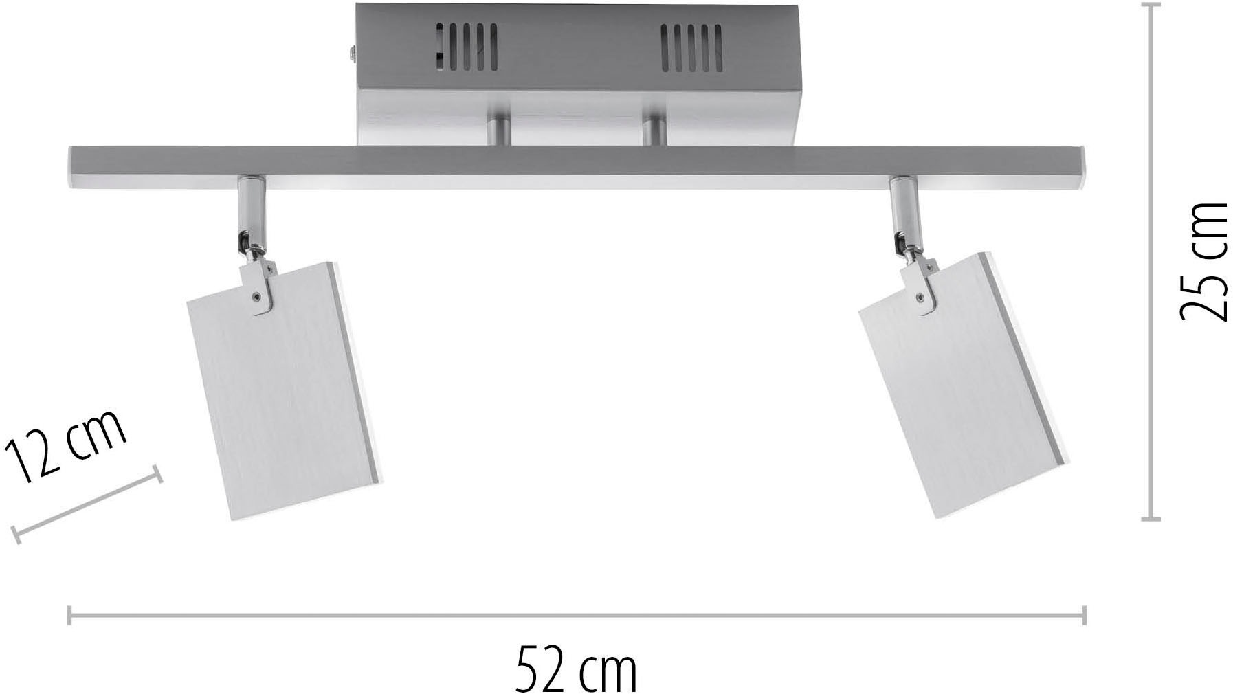 Neuhaus PURE LED Deckenleuchte »PURE Mira« LED-Board 1 Stk. warmweiß - kaltweiß Dimmbar über Fernbedienung, CCT, Spotköpfe verstellbar