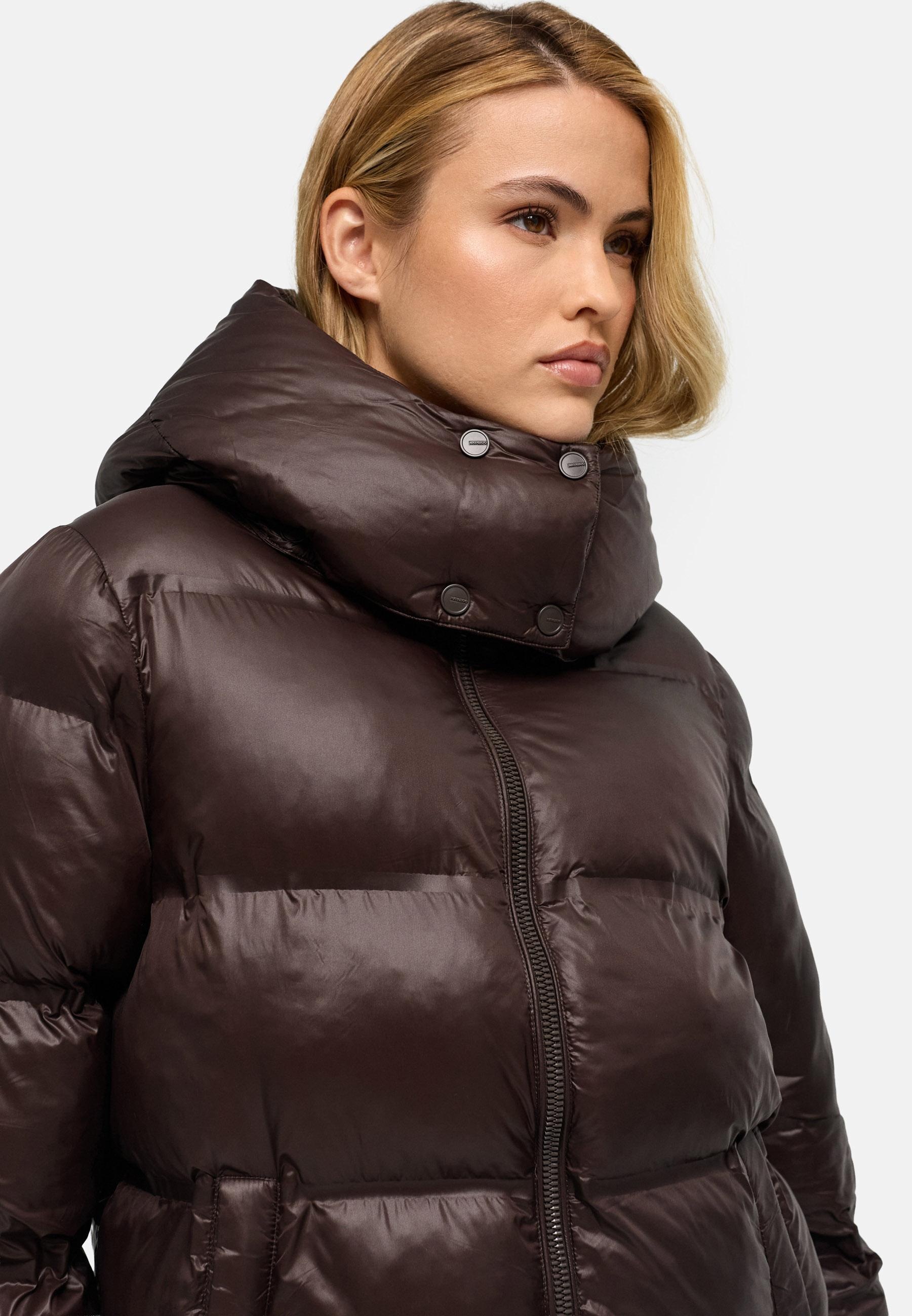 Navahoo Steppjacke »Snow-Frame 14« mit Kapuze Damen Winterjacke mit abnehmbarer Kapuze