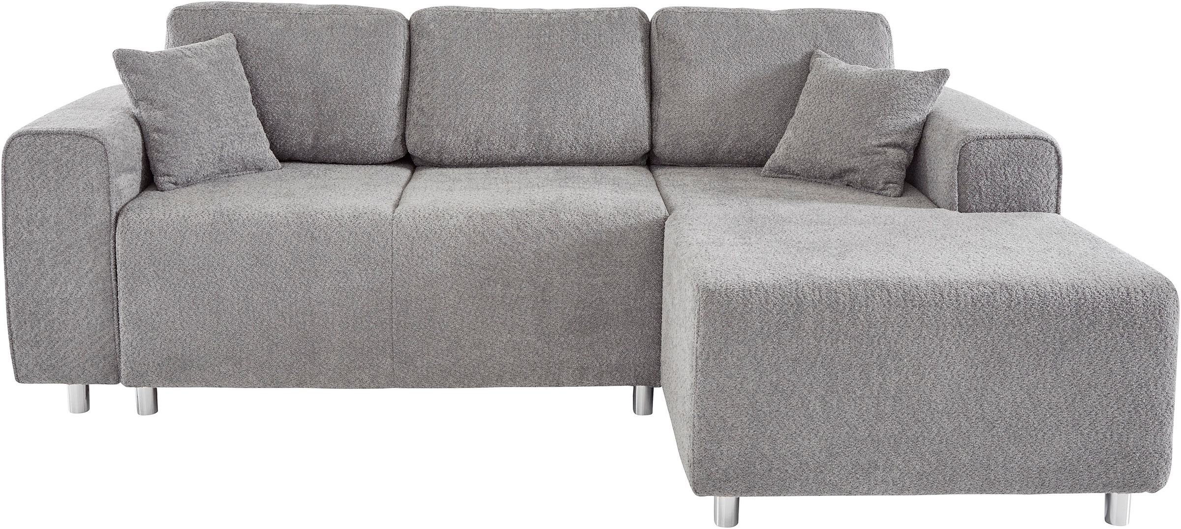 Guido Maria Kretschmer Home&Living Ecksofa »Györ«, L-Form, wahlweise mit Bettfunktion und Bettkasten incl. 2 Zierkissen