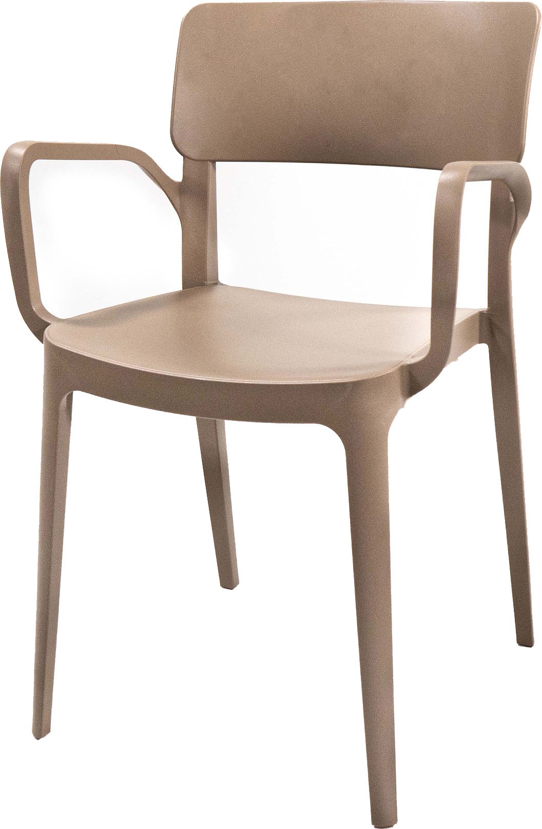Essentials Gartenstuhl "Wing" () 1 Stk. sandfarben beige Stapelstuhl Kunsts günstig online kaufen
