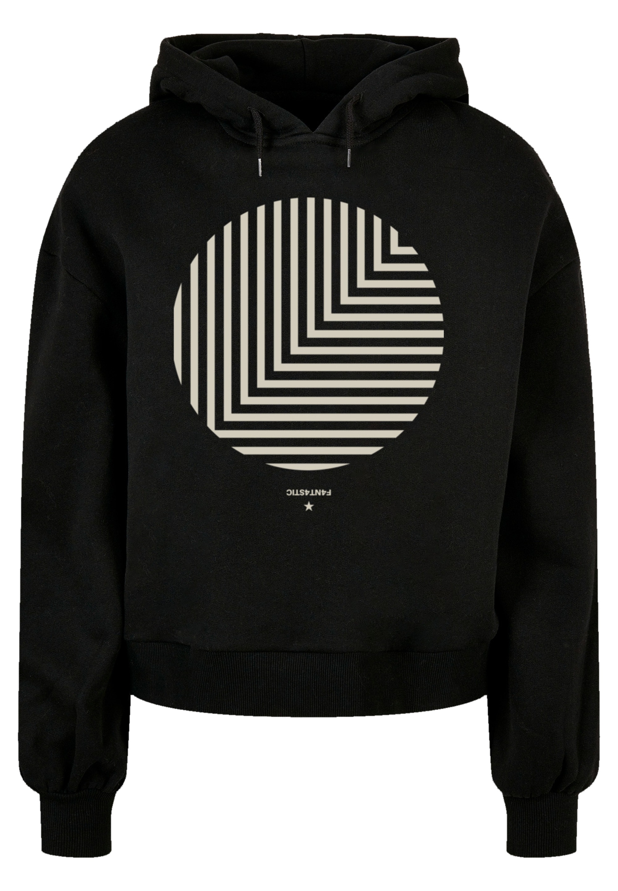 F4NT4STIC Kapuzenpullover »Geometrics Grün«, Print