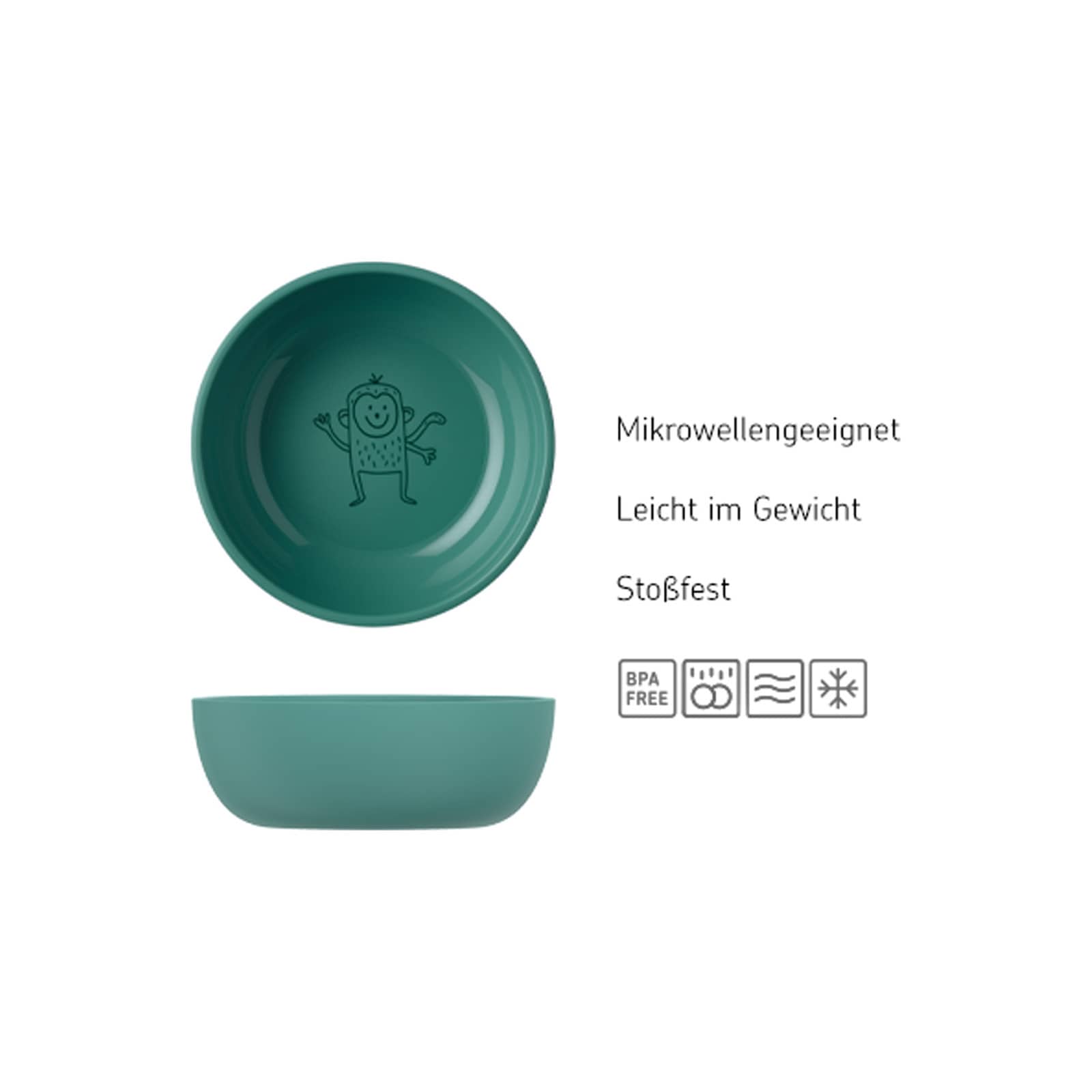 Mepal Kinderschale »Kinderschale Mio ø 12,7 cm«