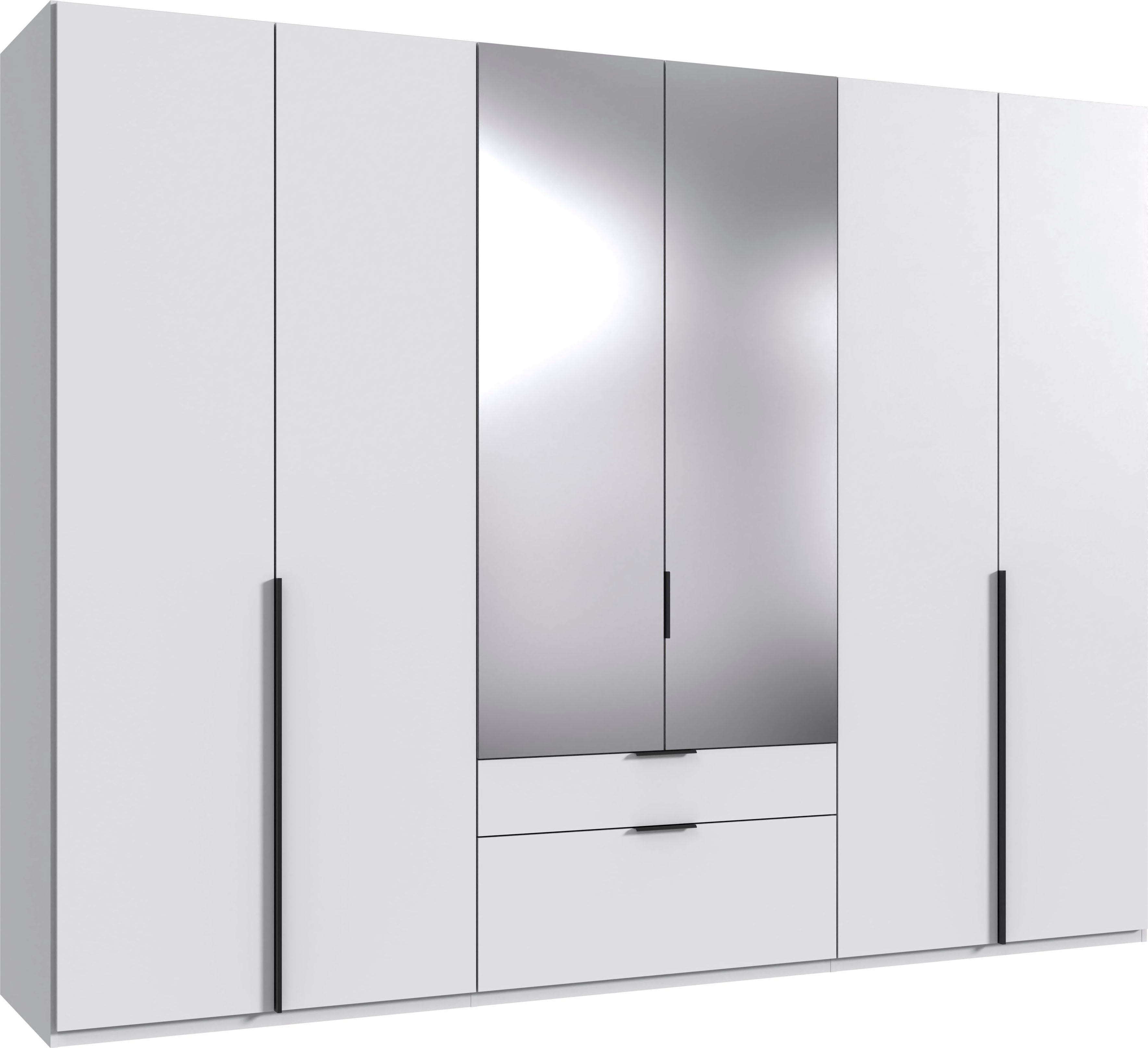 Wimex Drehtürenschrank "Mugano" mit langen oder kurzen Griffen aus Metall, in vielen Breiten, 208 oder 236 cm hoch, Made in Germany