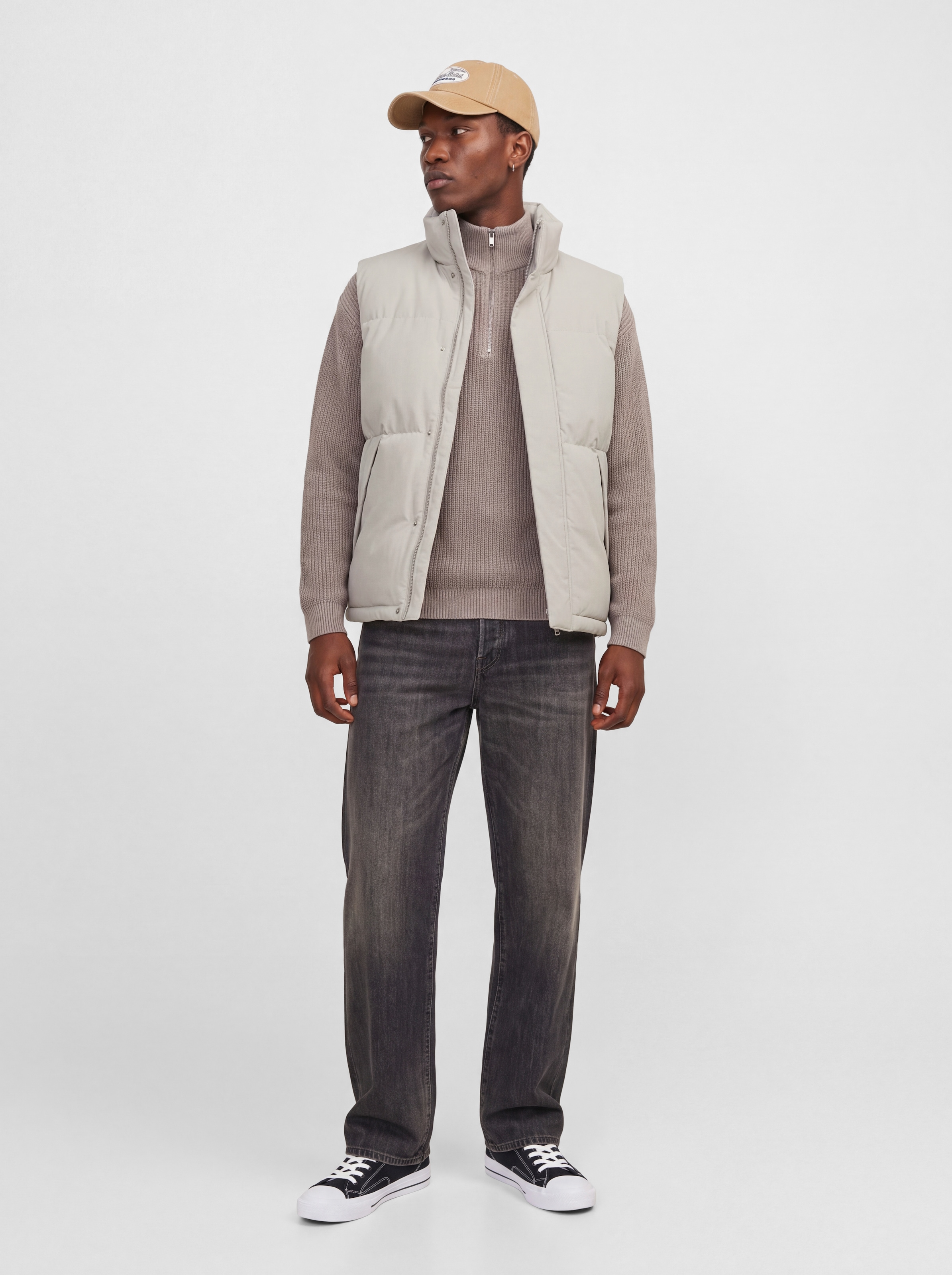 Jack & Jones Steppweste »JJESOHO BODYWARMER AW26 SN« Kunstfaser, mit Stehkragen