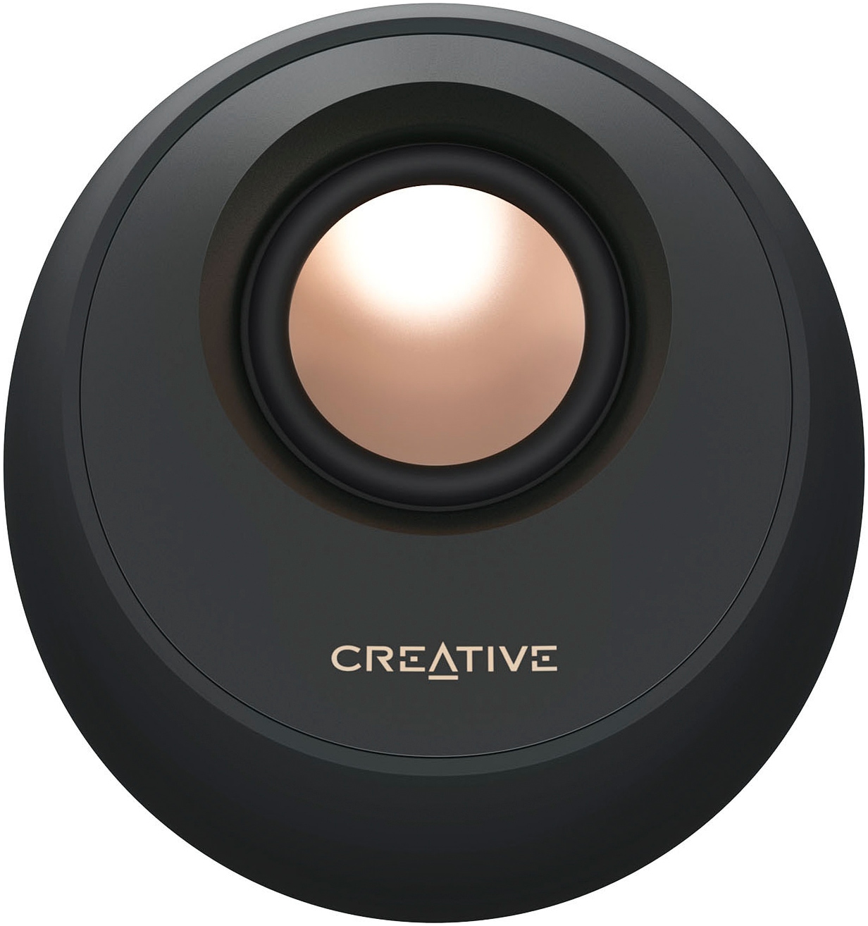 Creative PC-Lautsprecher »Pebble Pro, 2.0, Bluetooth 5.3, USB Audio, RGB, schwarz«, 3,5-mm-AUX-Eingang