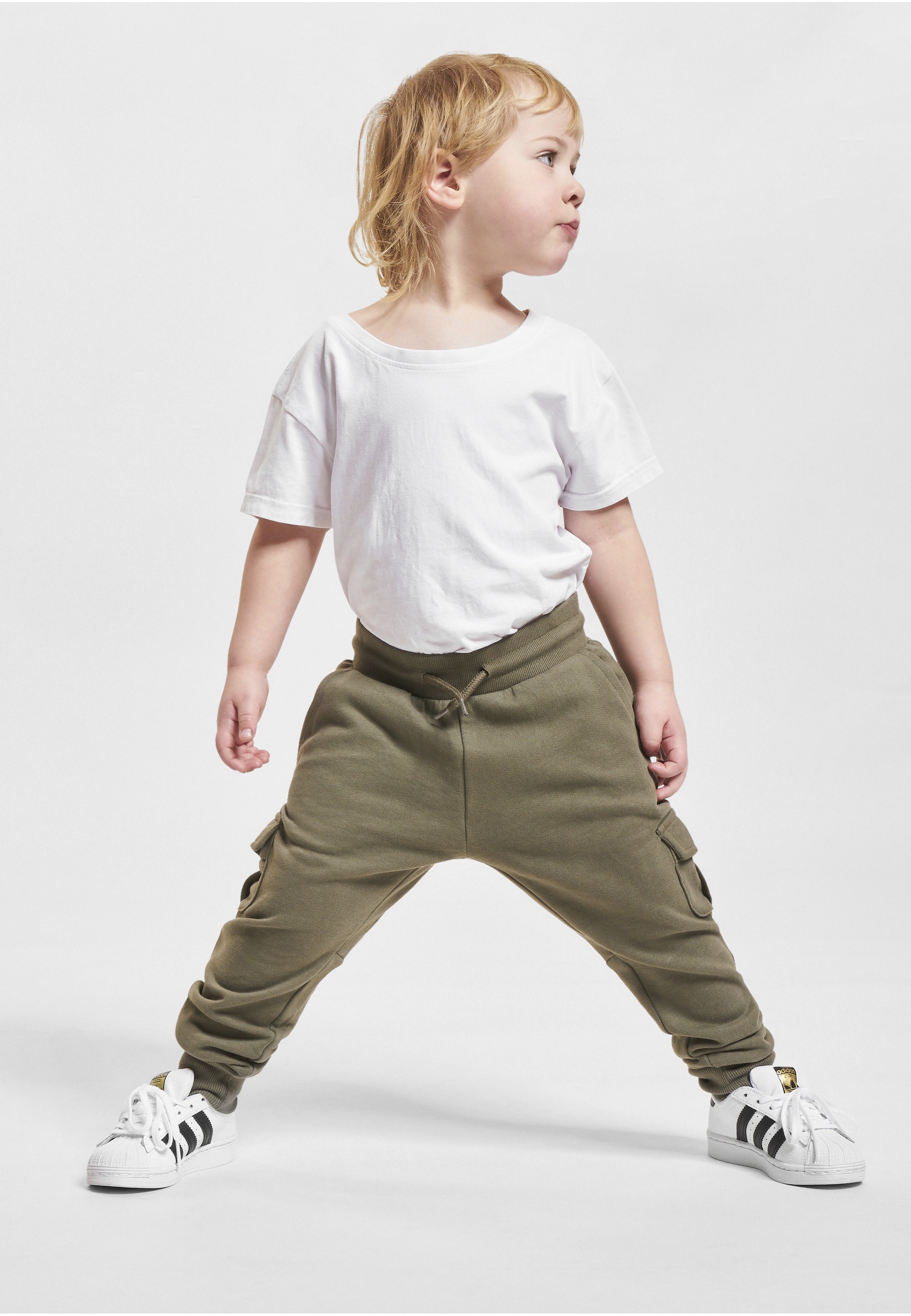URBAN CLASSICS Cargohose »Urban Classics Herren Boys Fitted Cargo Sweatpants«