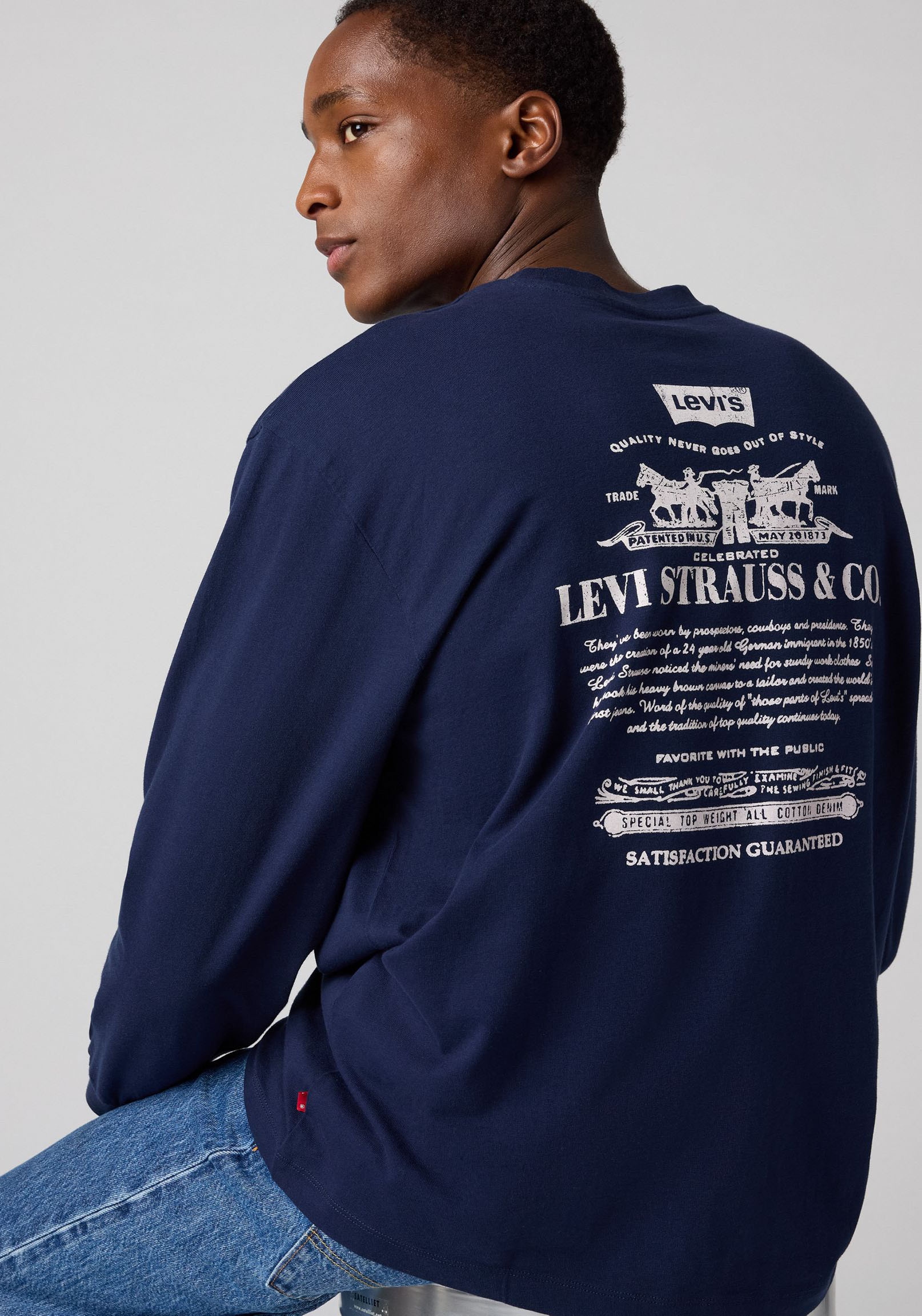 Levi's® Langarmshirt »LS GRAPHIC AUTHENTIC TEE«