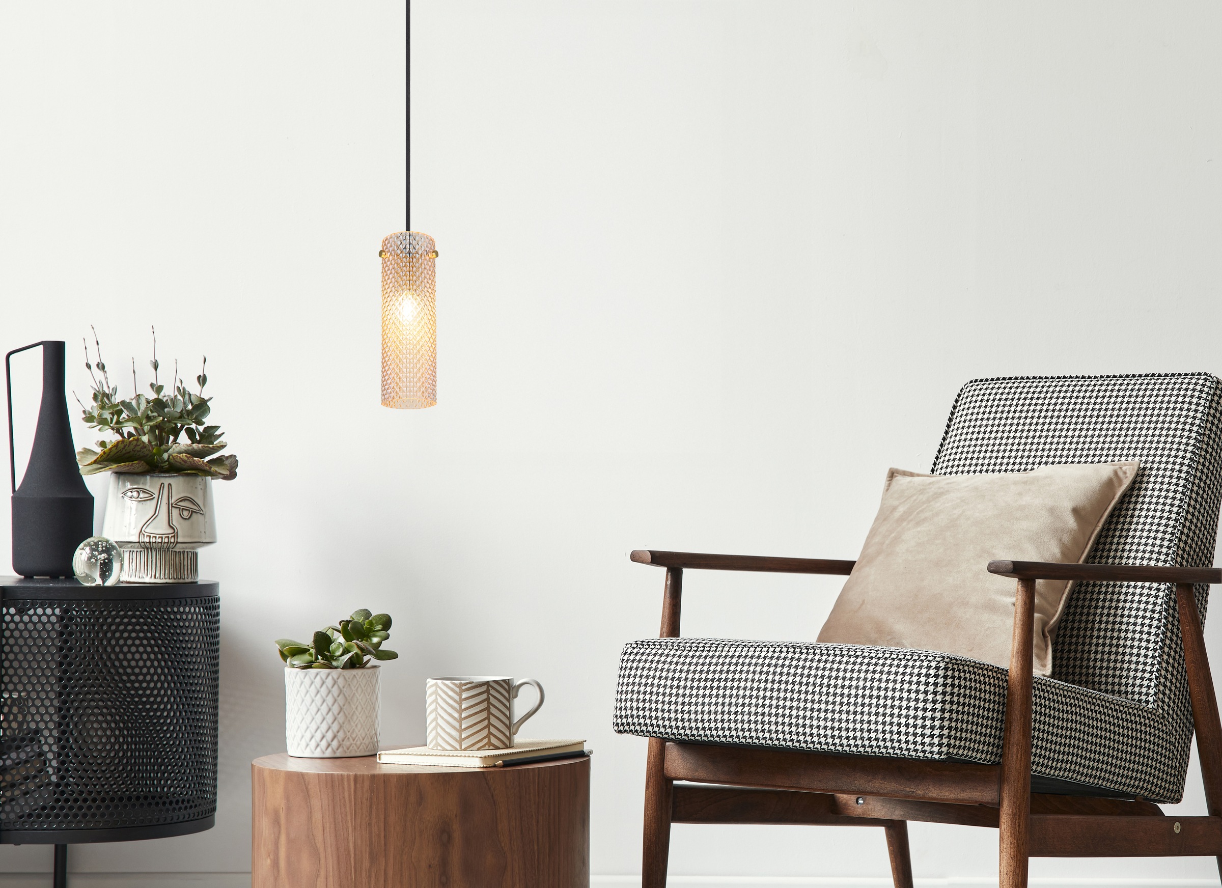 GLOBO LIGHTING Hängeleuchte »KAROLO« E14 1 Stk. Hängelampe Esszimmer-Leuchte Esstischleuchte Wohnzimmer