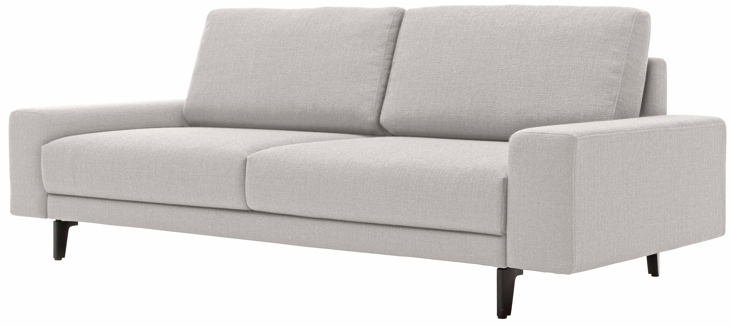 hülsta sofa 2-Sitzer »hs.450«, Armlehne breit niedrig, Alugussfüße in  umbragrau, Breite 180 cm kaufen | BAUR