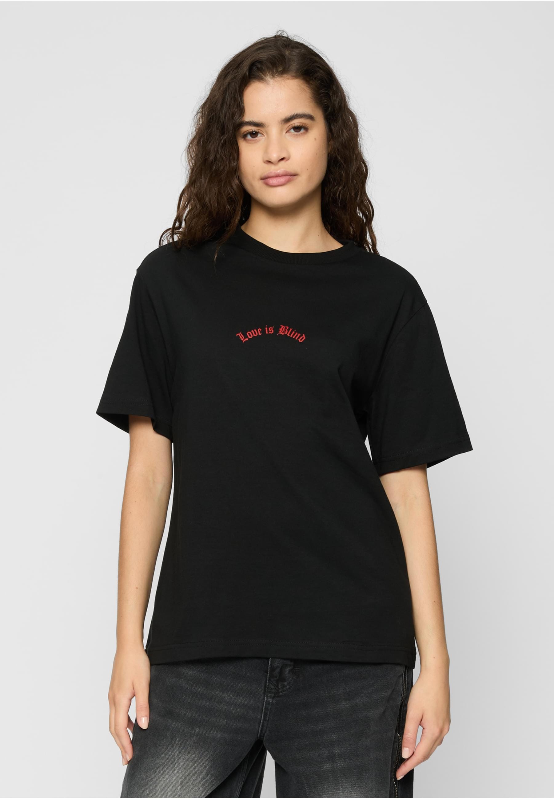 Miss Tee T-Shirt »Miss Tee Love is Blind Tee«, (1 tlg.)