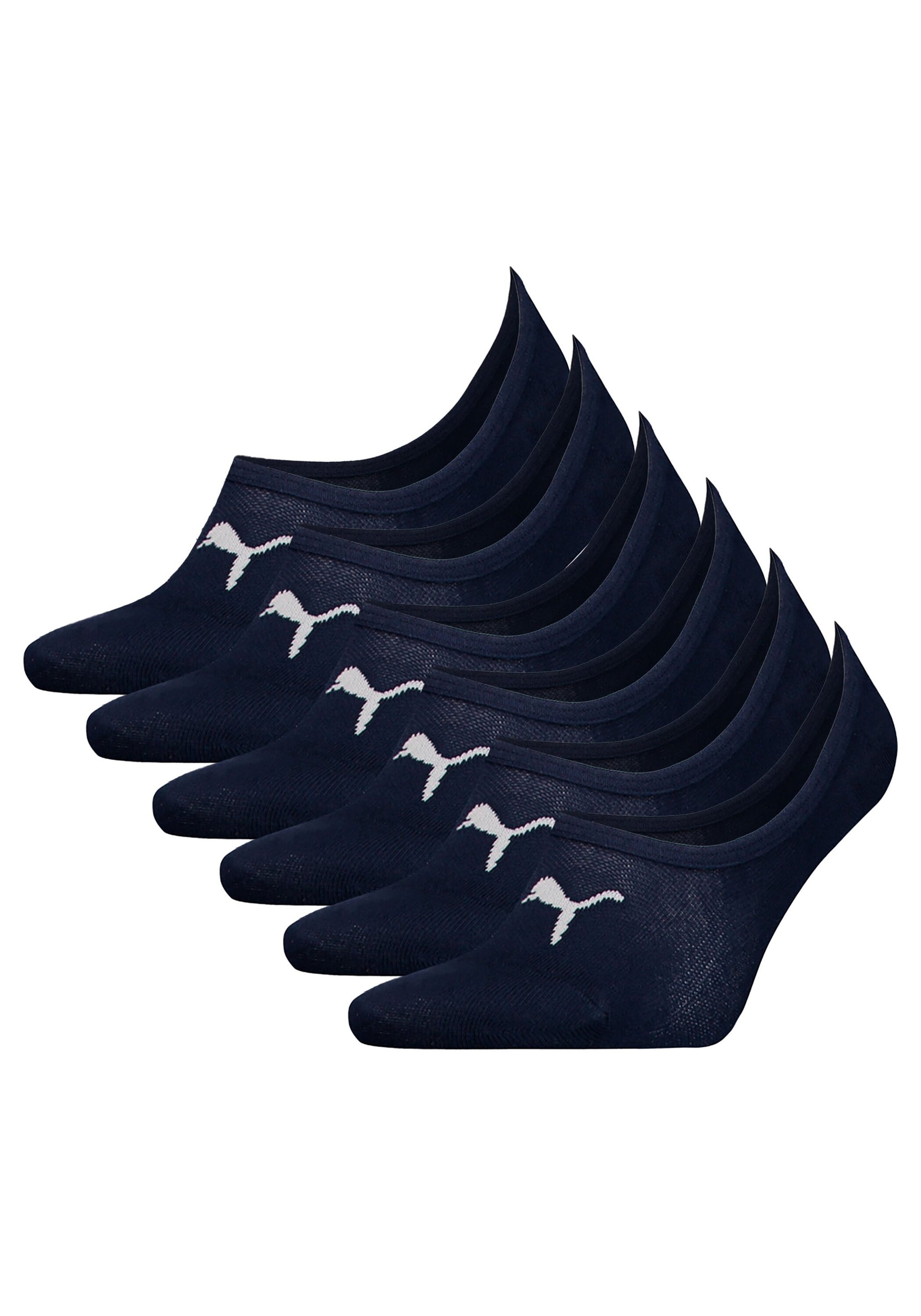 PUMA Herren Füßlinge "Socken 6er Pack", Gr. 39, blau, Obermaterial: 73% Baumwolle CO. 25% Polyamid PA. 2% Elasthan EL., Socken