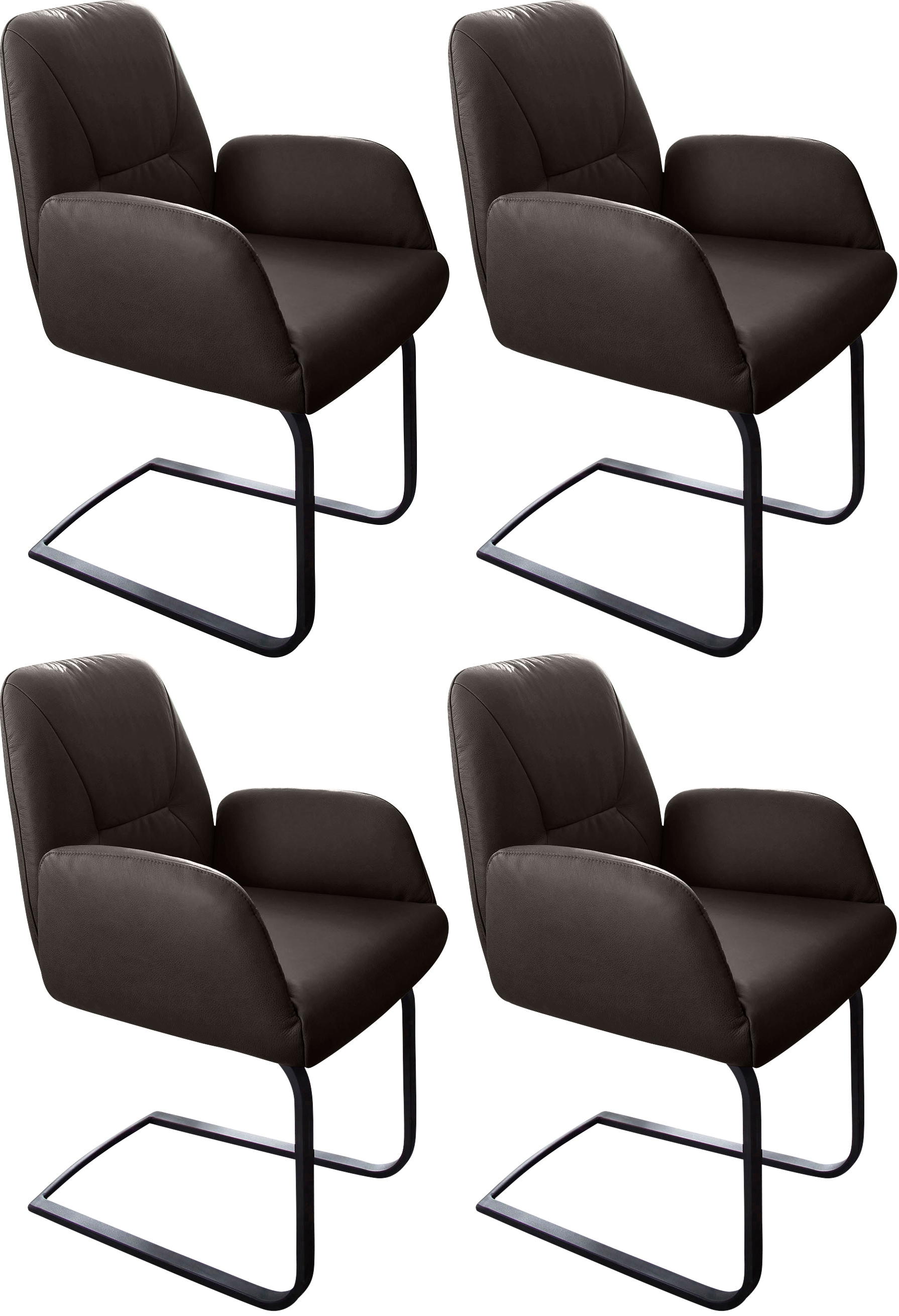 W.SCHILLIG Freischwinger "ole" (Set) 4 Stk. Longlife Xtra-Leder Z59 2er- od günstig online kaufen