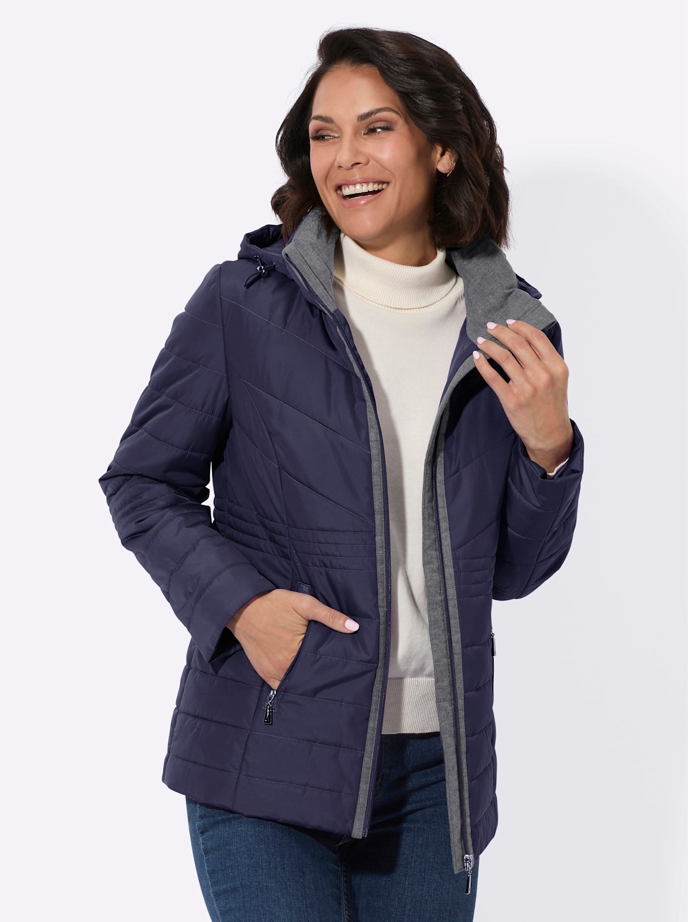 Casual Looks Steppjacke, mit Kapuze günstig online kaufen