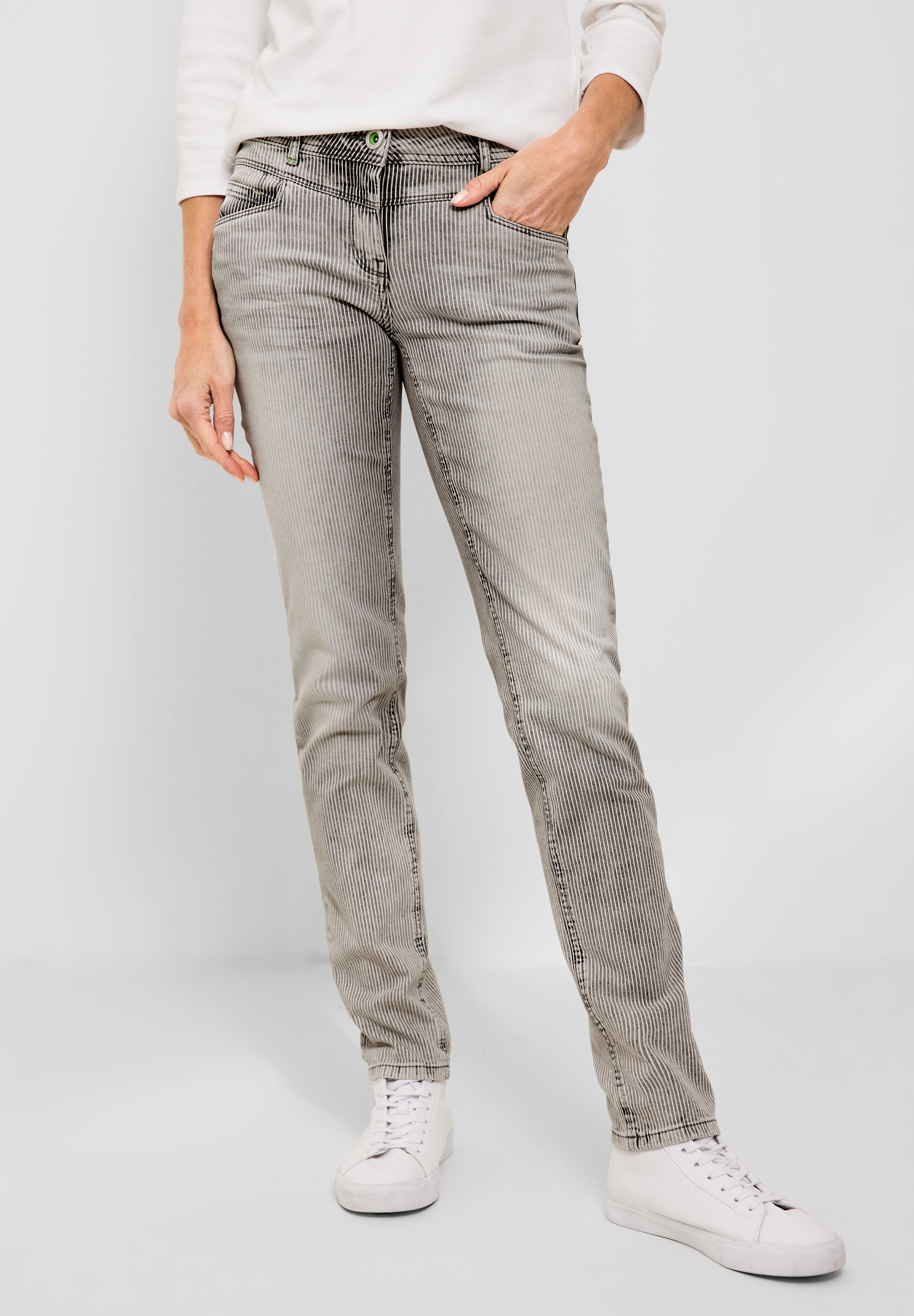 Cecil Comfort-fit-Jeans, Middle Waist