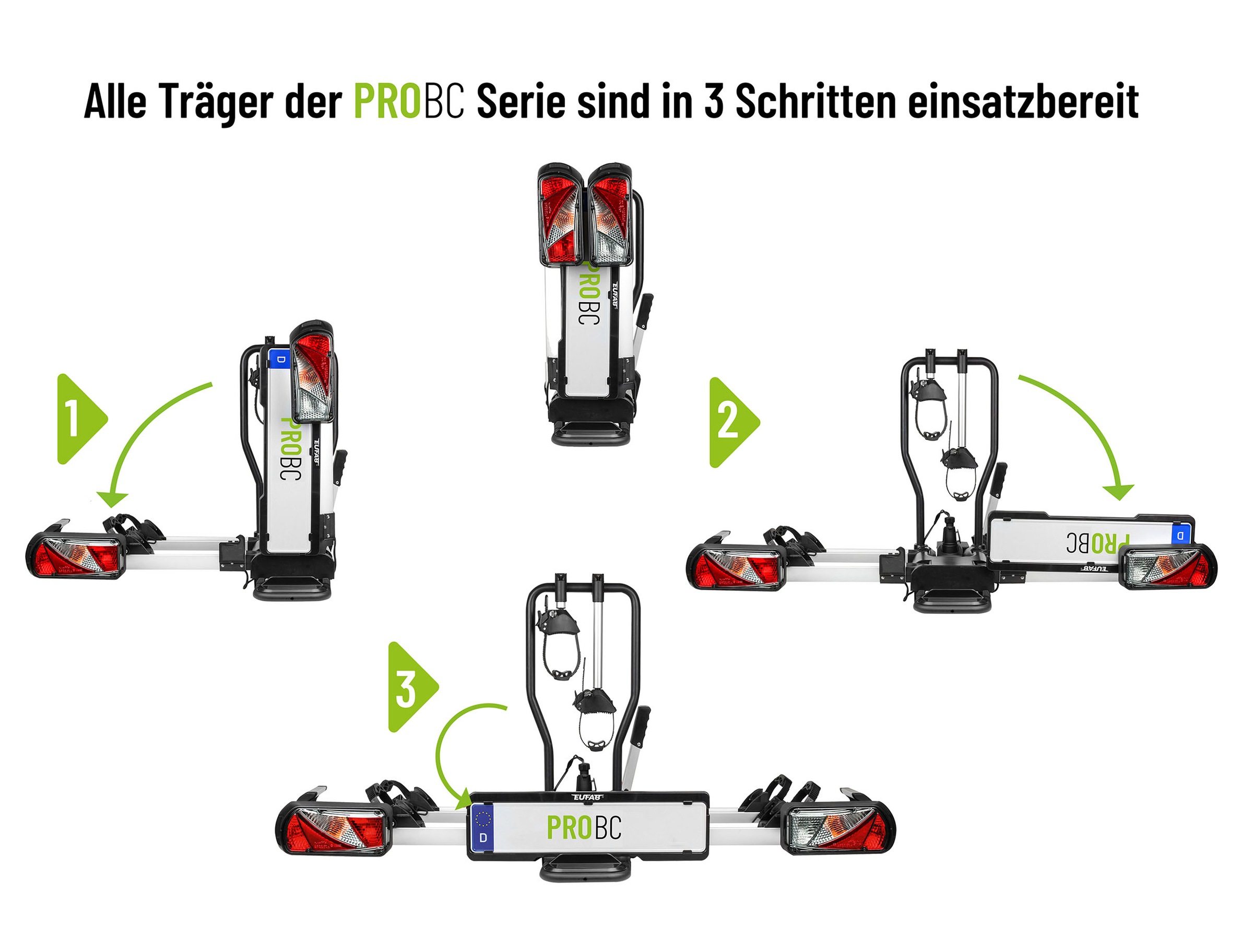 EUFAB Kupplungsfahrradträger »EUFAB 11602 Fahrradträger ProBC3«