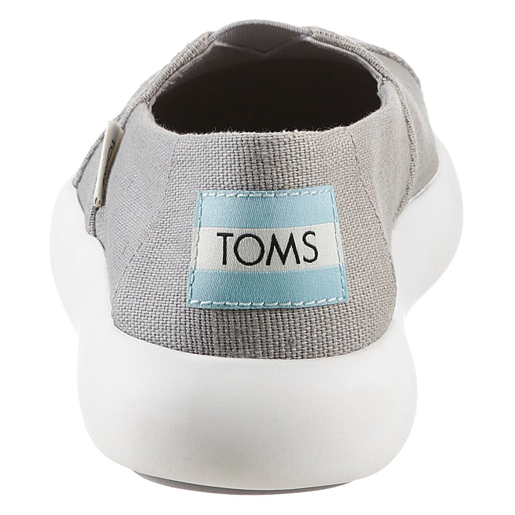 Marken Toms TOMS Slipper »ALPARGATA MALLOW«, mit praktischem Wechselfußbett grau Marken Toms TOMS Slipper »ALPARGATA MALLOW«, mit praktischem Wechselfußbett grau