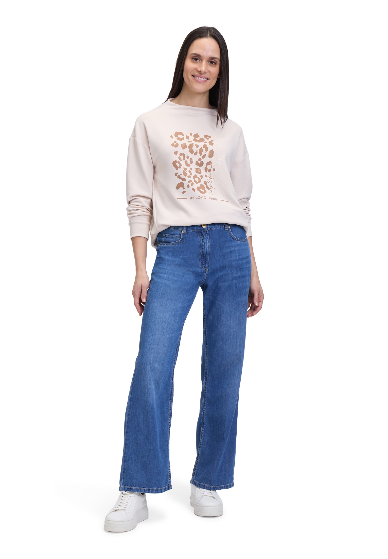 Betty Barclay Sweatshirt »Betty Barclay Damen Sweatshirt mit Stehkragen«, Glitzersteine