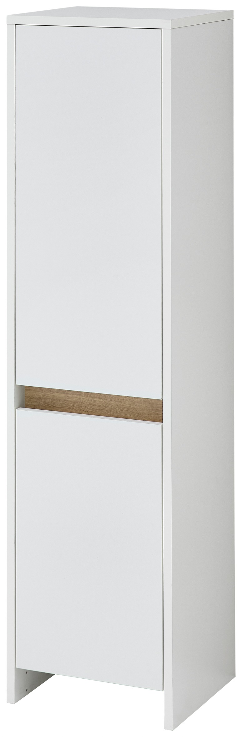 Saphir Midischrank »Midischrank Quickset 100, Badschrank 32,4 cm breit, 2 Türen«, 2 Einlegeböden, Badezimmer-Midischrank, mit Akzentfuge