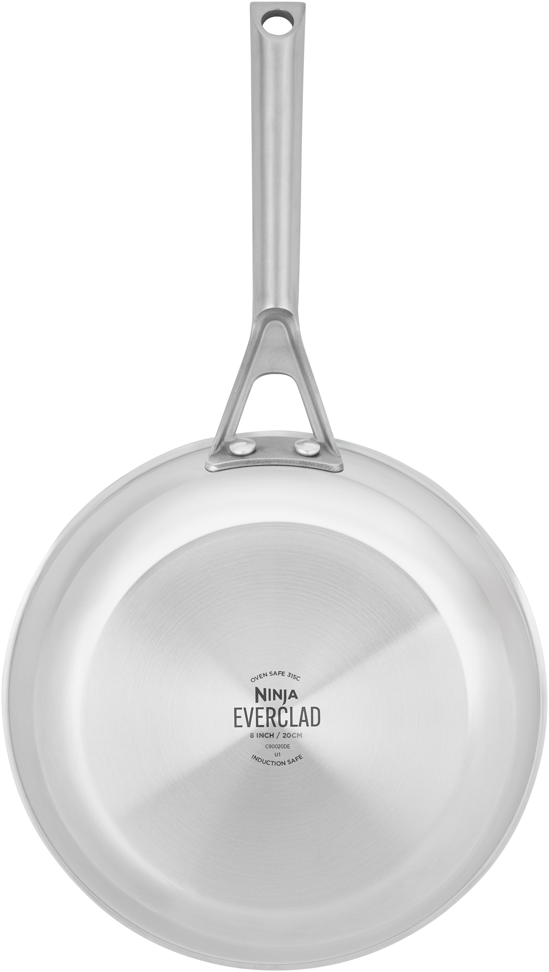 NINJA Bratpfanne »Ninja EverClad Edelstahl-Pfanne C900DE«, Edelstahl, (1 tlg.), Entwickelt für den Einsatz unter schwierigsten Kochbedingungen