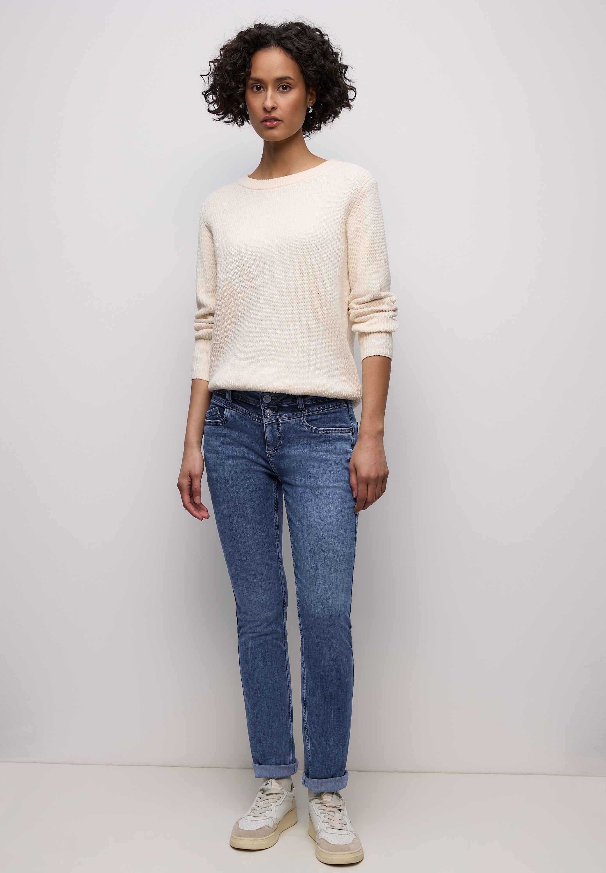 STREET ONE Slim-fit-Jeans 5-Pocket-Style