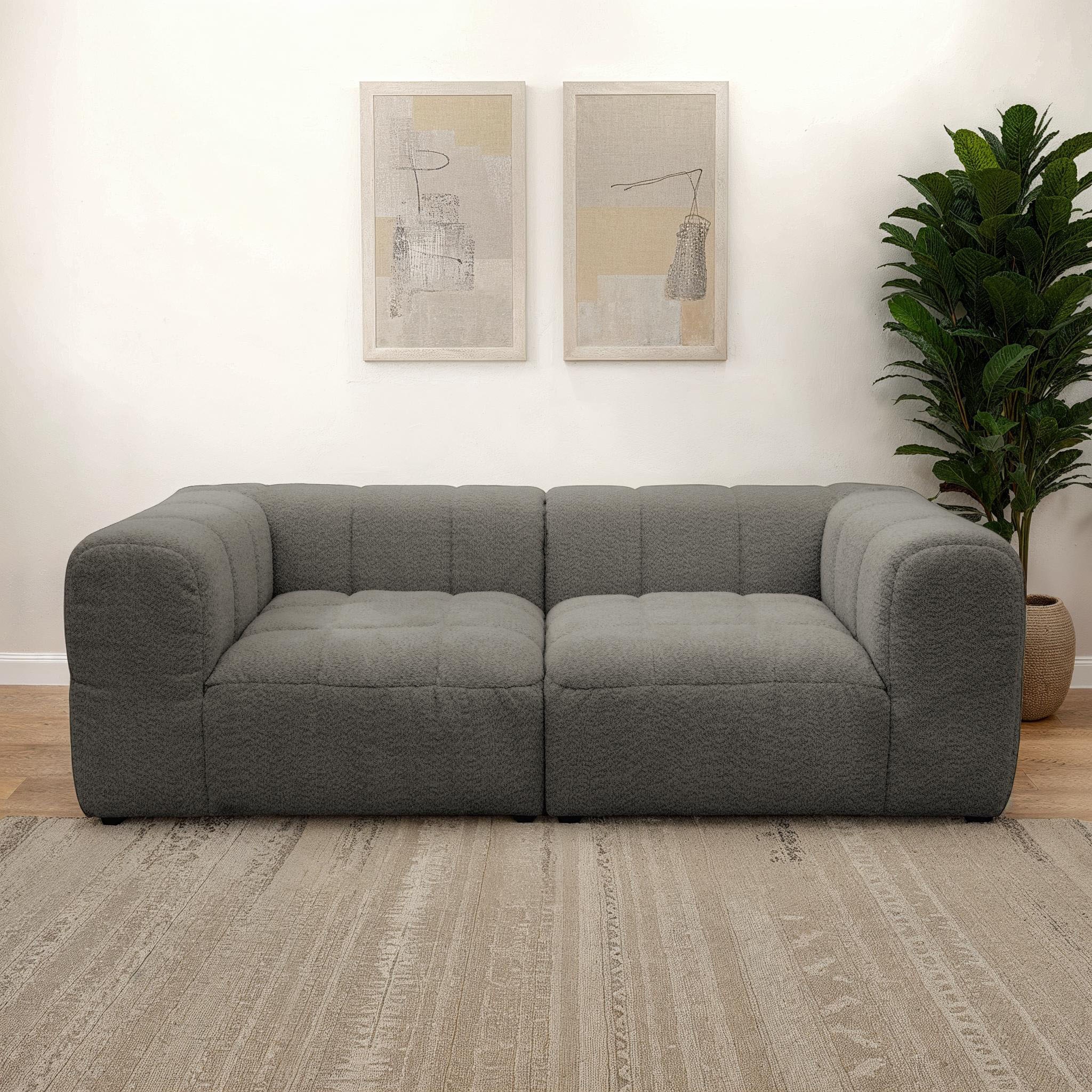 DOMO collection Big-Sofa "Ghent Megasofa in 2 Breiten, modern", (2 St.), Mi günstig online kaufen
