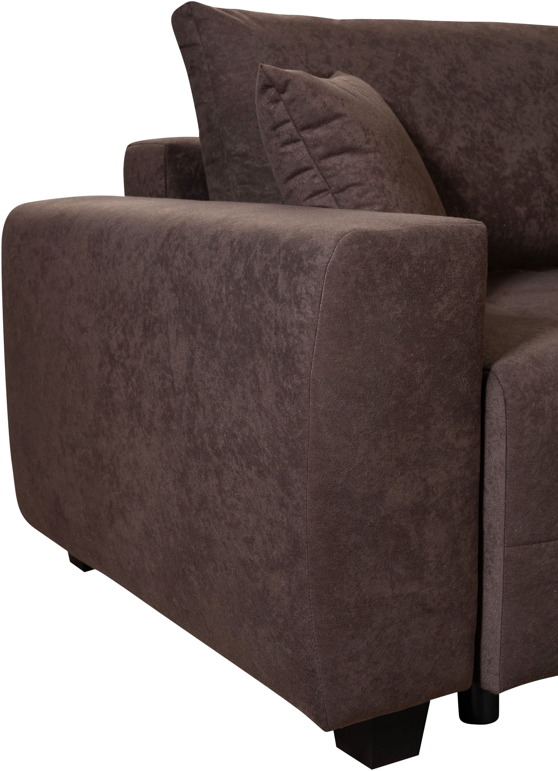 COLLECTION AB Ecksofa Ecksofa,Schlaffunktion,Bonnelfederkern,Rückenkissen