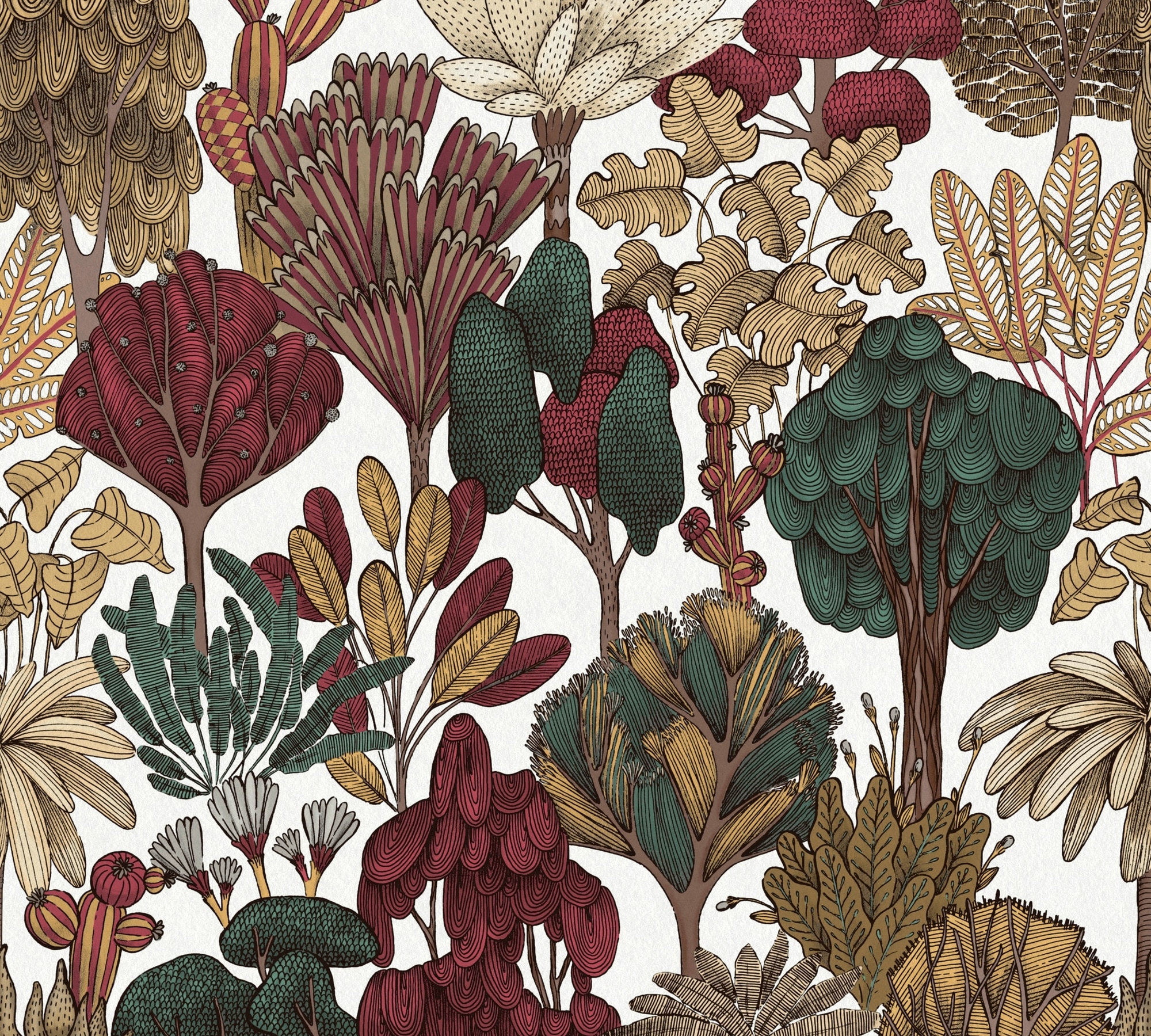 Architects Paper Vliestapete "Floral Impression" Wald botanisch floral glatt Blumentapete Tapete Dschungel Tapeten Wohnzimmer Schlafzimmer Küche