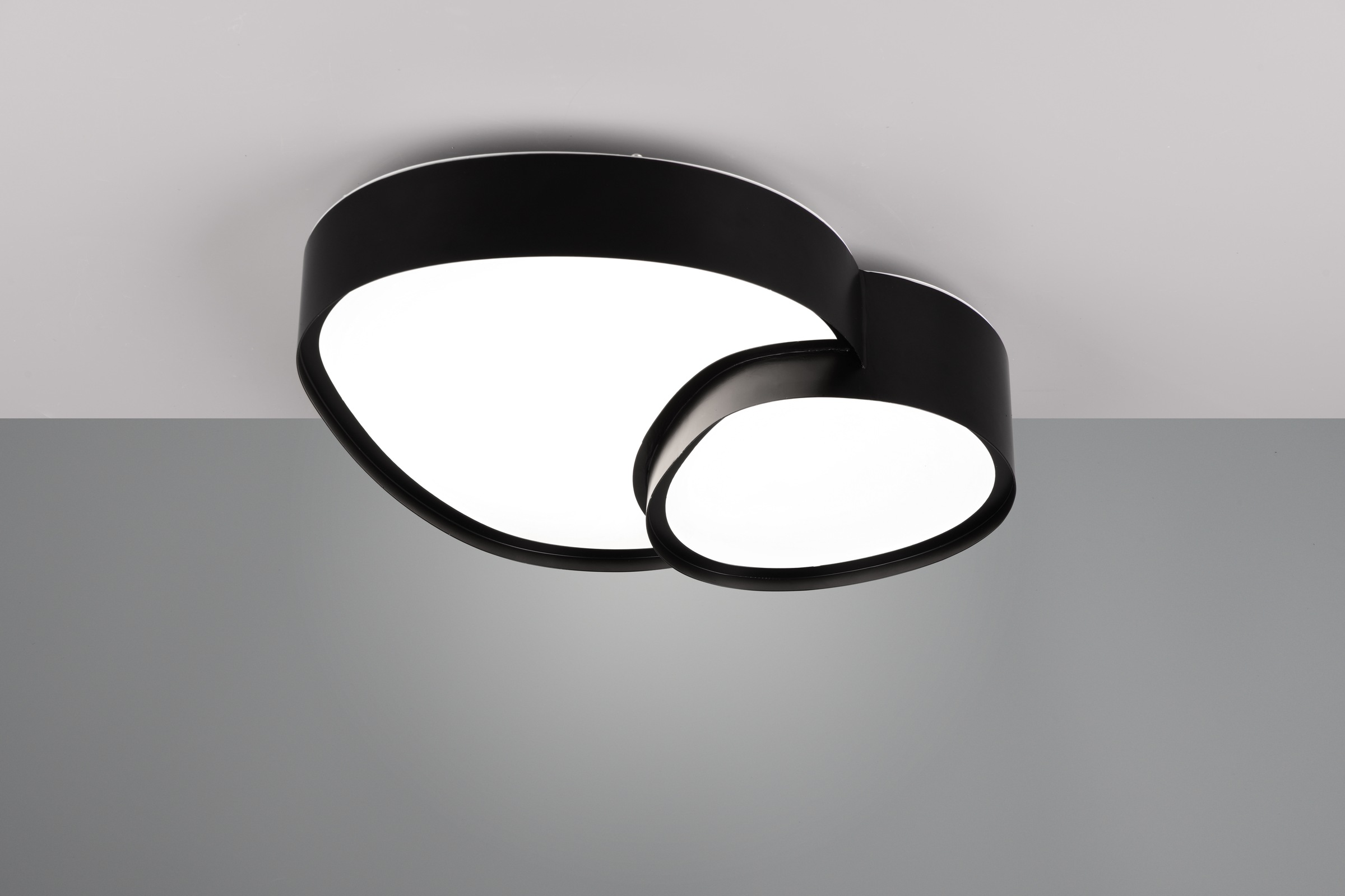 TRIO Leuchten LED Deckenleuchte »RISE, LED Deckenlampe 21W 2400 Lumen warmweiß bis kaltweiß 2700-6500K« LED-Board 1 Stk. warmweiß - kaltweiß Fernbedienung dimmbar Memoryfunktion Nachtlicht CCT Lichtfarbe wählbar