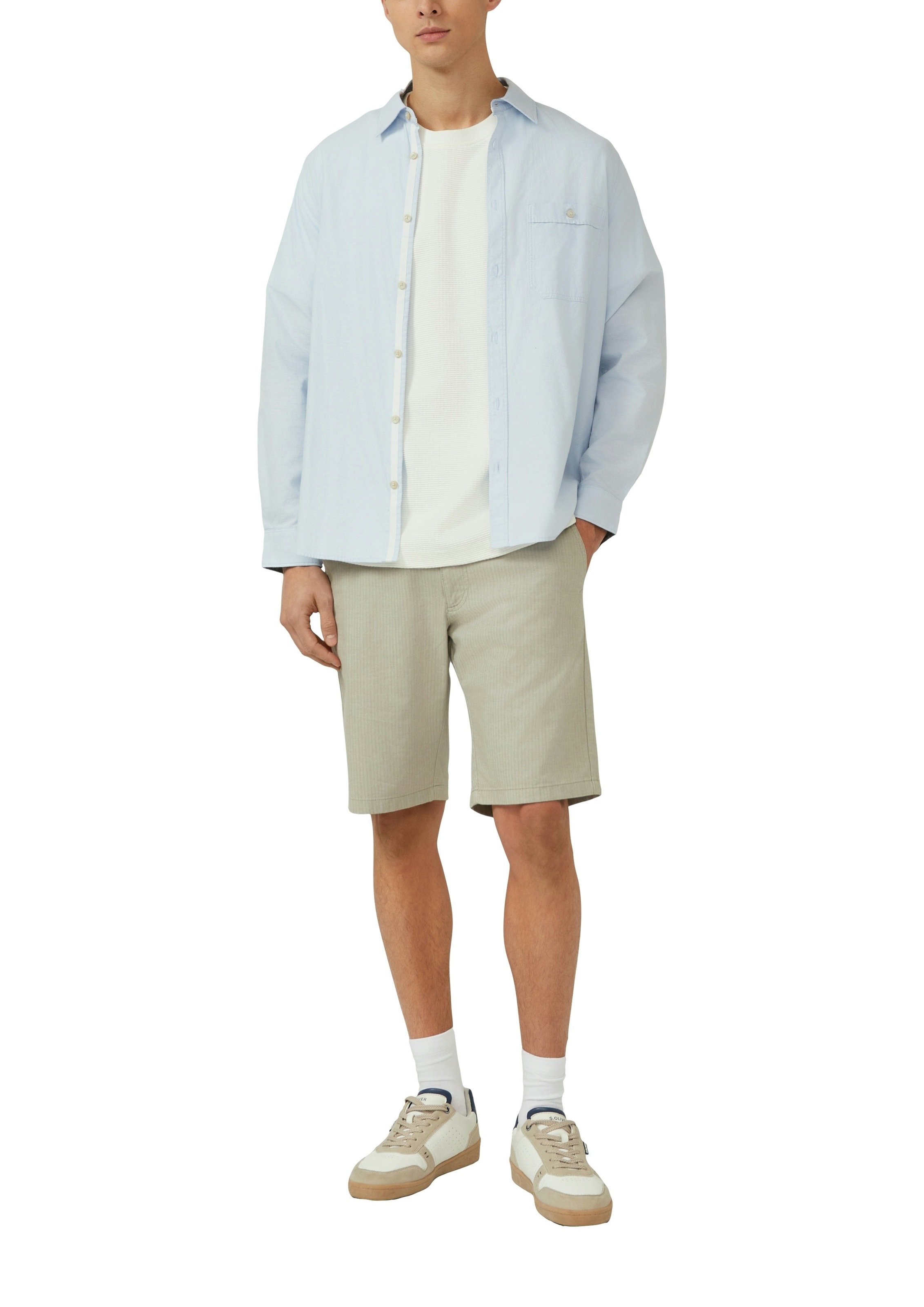 s.Oliver Rundhalsshirt Sommershirt, unifarben günstig online kaufen