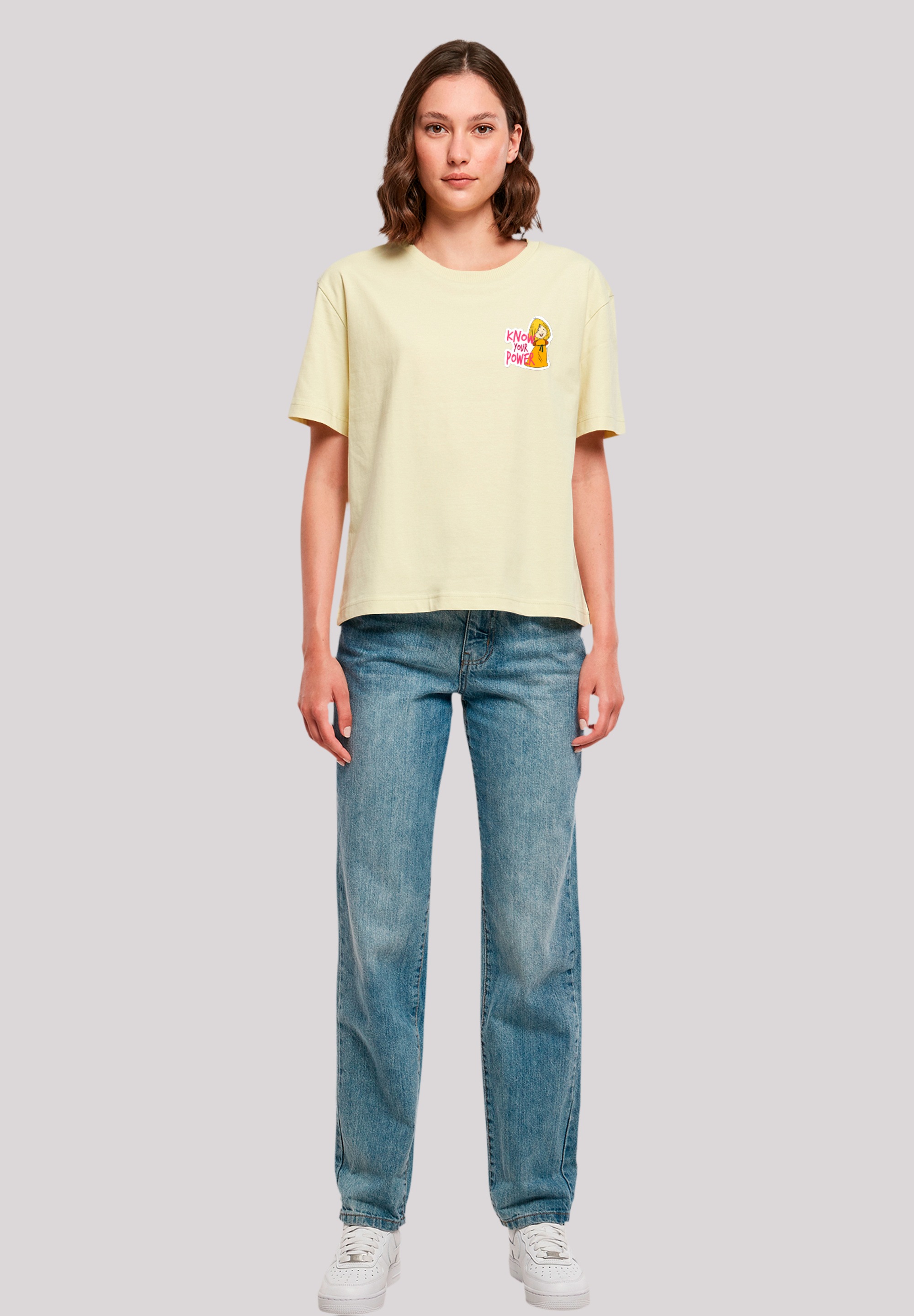 F4NT4STIC T-Shirt »Wickie Know Your Power«, Nostalgie, Retro Print, Kinderserie