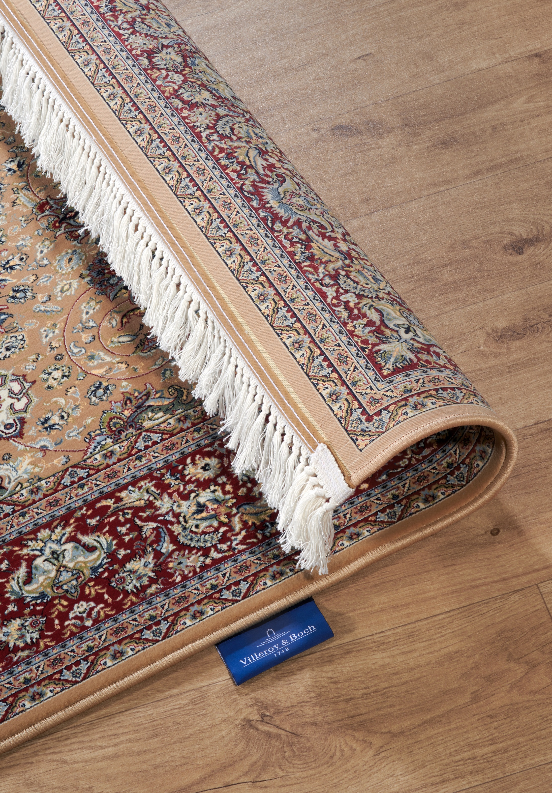 Villeroy & Boch Teppich »Alfred«, rechteckig, 7 mm Höhe, Orientalisch, Fransen, Wohnzimmer, Schlafzimmer, Klassisch, Kurzflor