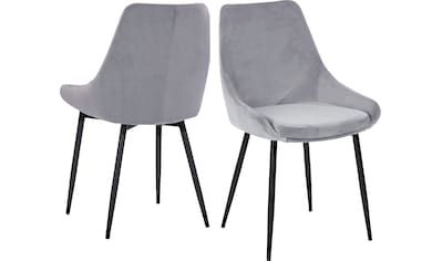 INOSIGN Stuhl »Niam«, (Set), 2 St., Velvet, in modernem Design kaufen