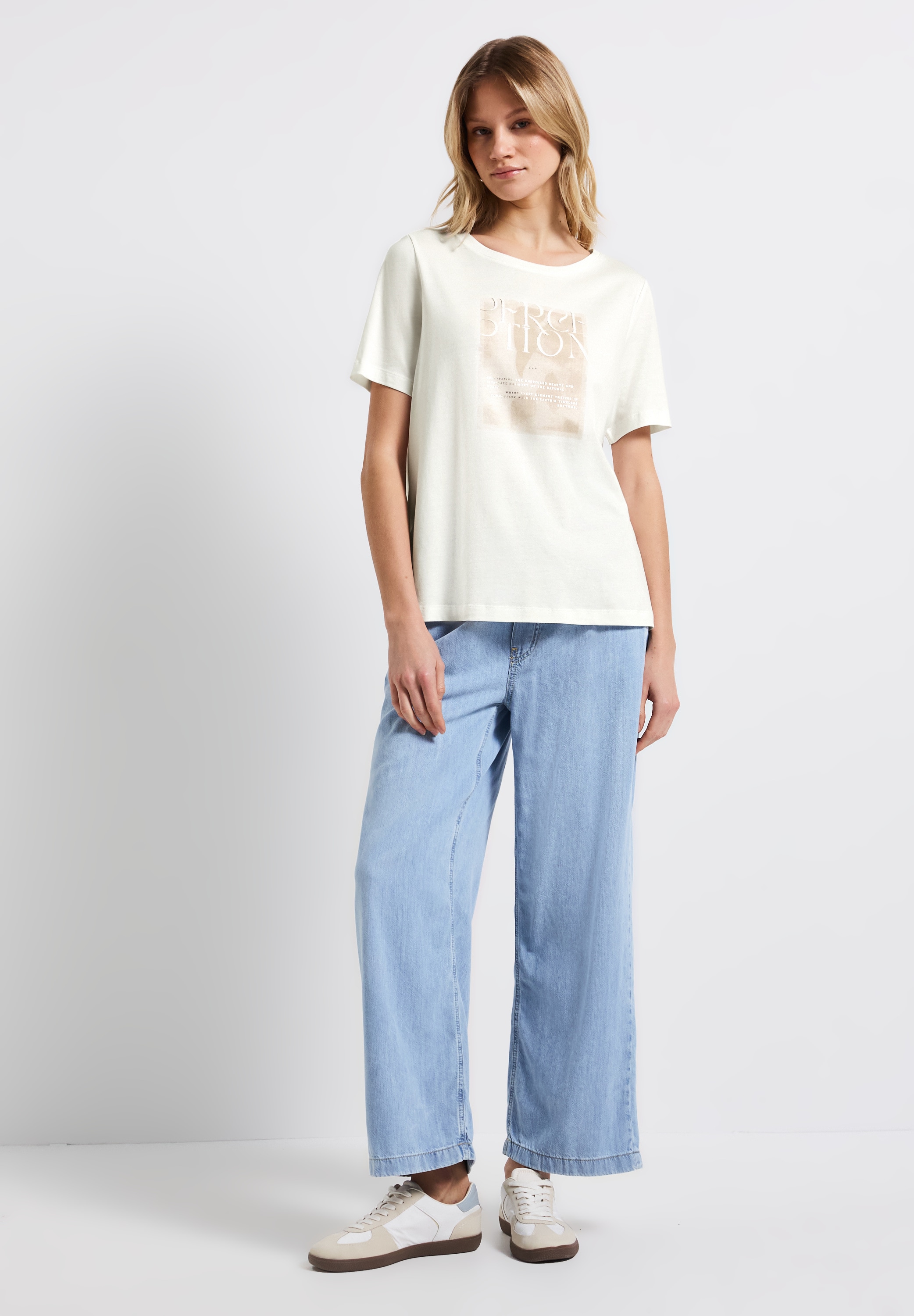STREET ONE T-Shirt, mit Rundhalsausschnitt