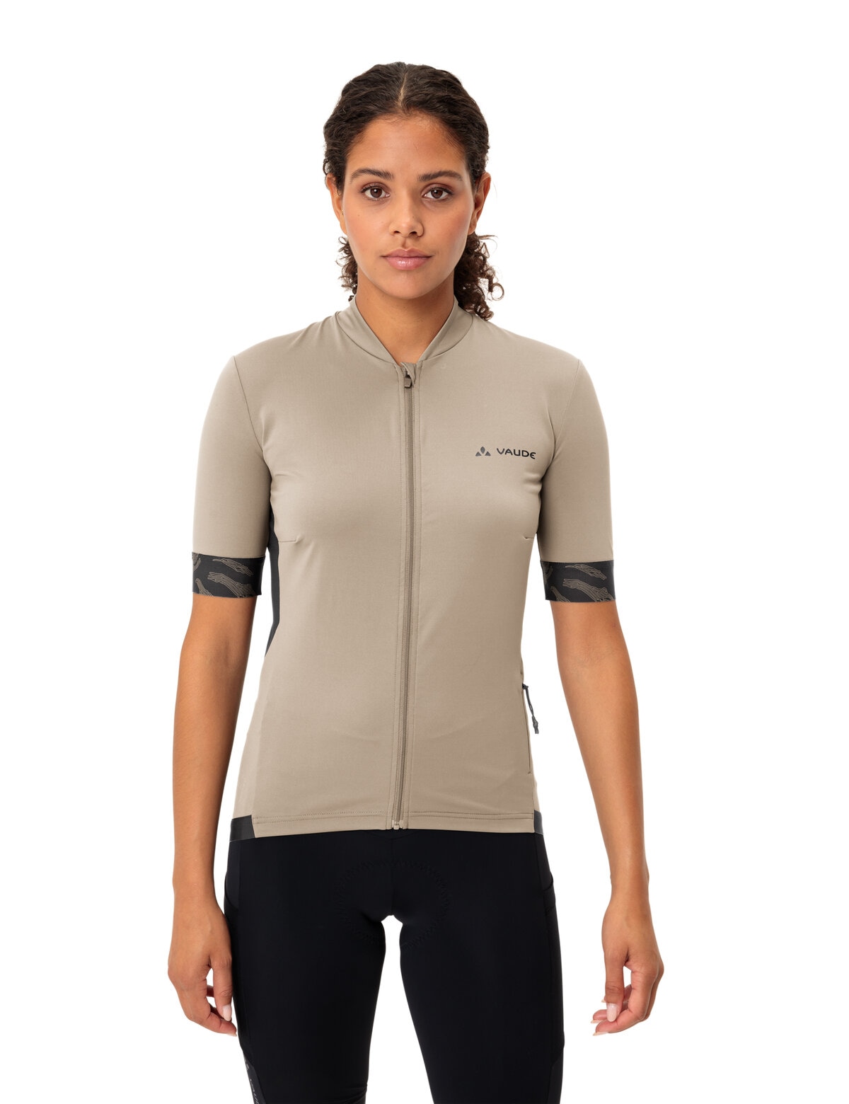 VAUDE Radtrikot "Wo Kuro FZ Tricot II" Kurzarm, atmungsaktiv, schnell trocknend, mit Rundhalsausschnitt