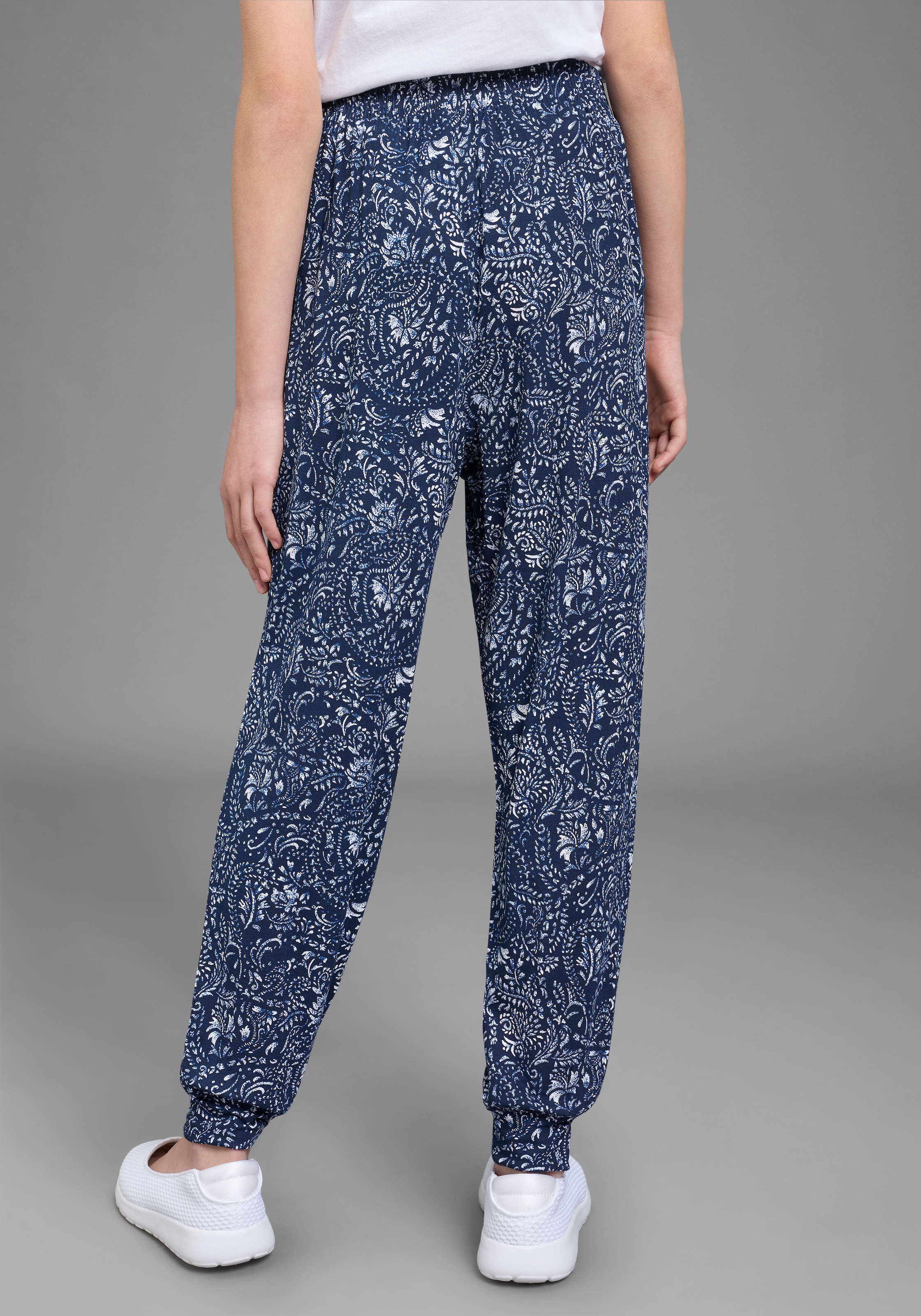 KIDSWORLD Jerseyhose »Viskose Haremshose«  für Mädchen, bequeme Passform, aus weichem Single Jersey