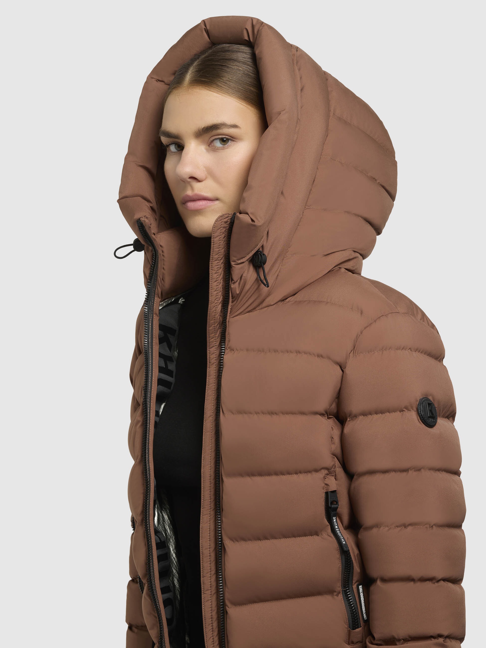 khujo Steppjacke »VADEA«, mit Kapuze