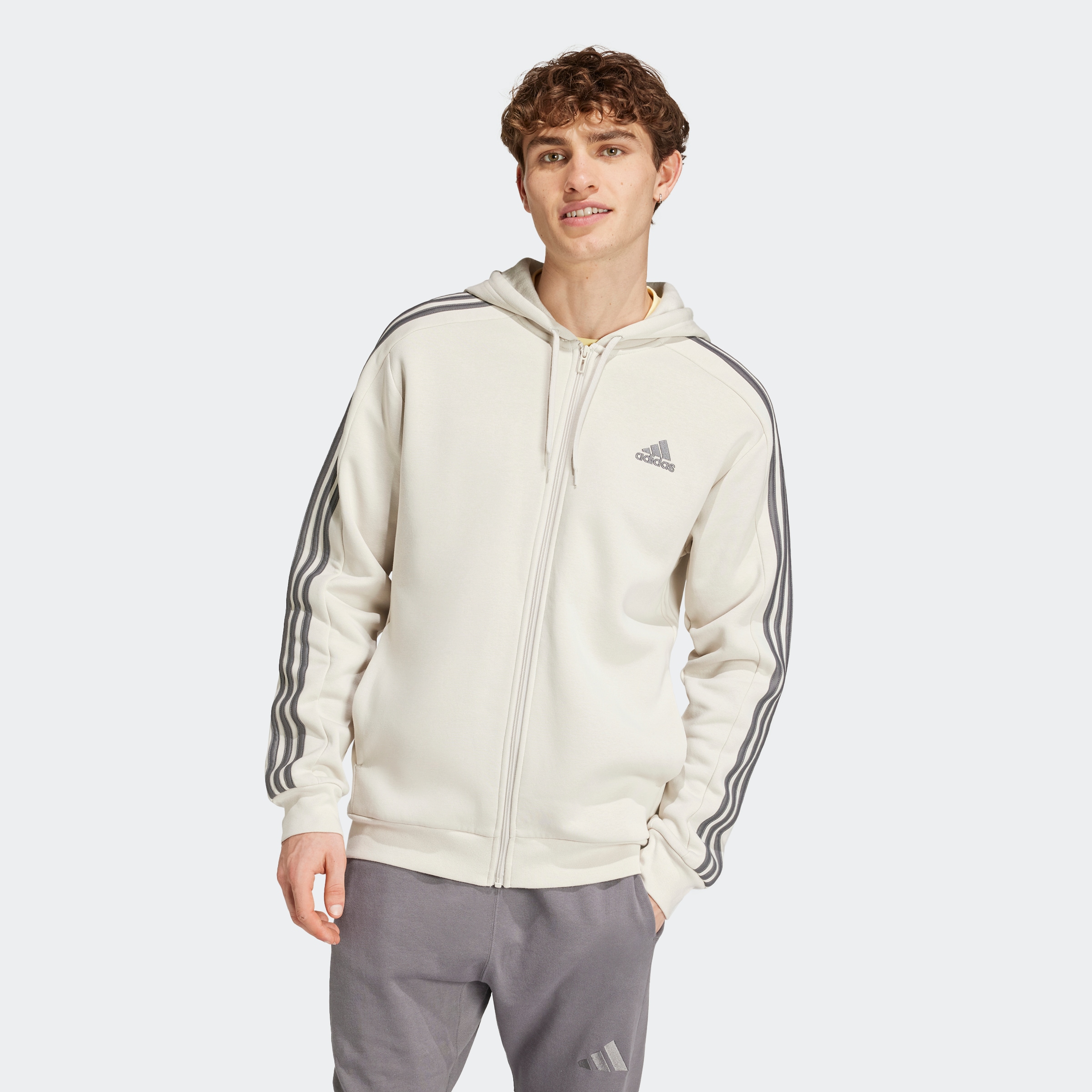 adidas Sportswear Kapuzensweatjacke "ESSENTIALS 3STREIFEN KAPUZENJACKE", an günstig online kaufen