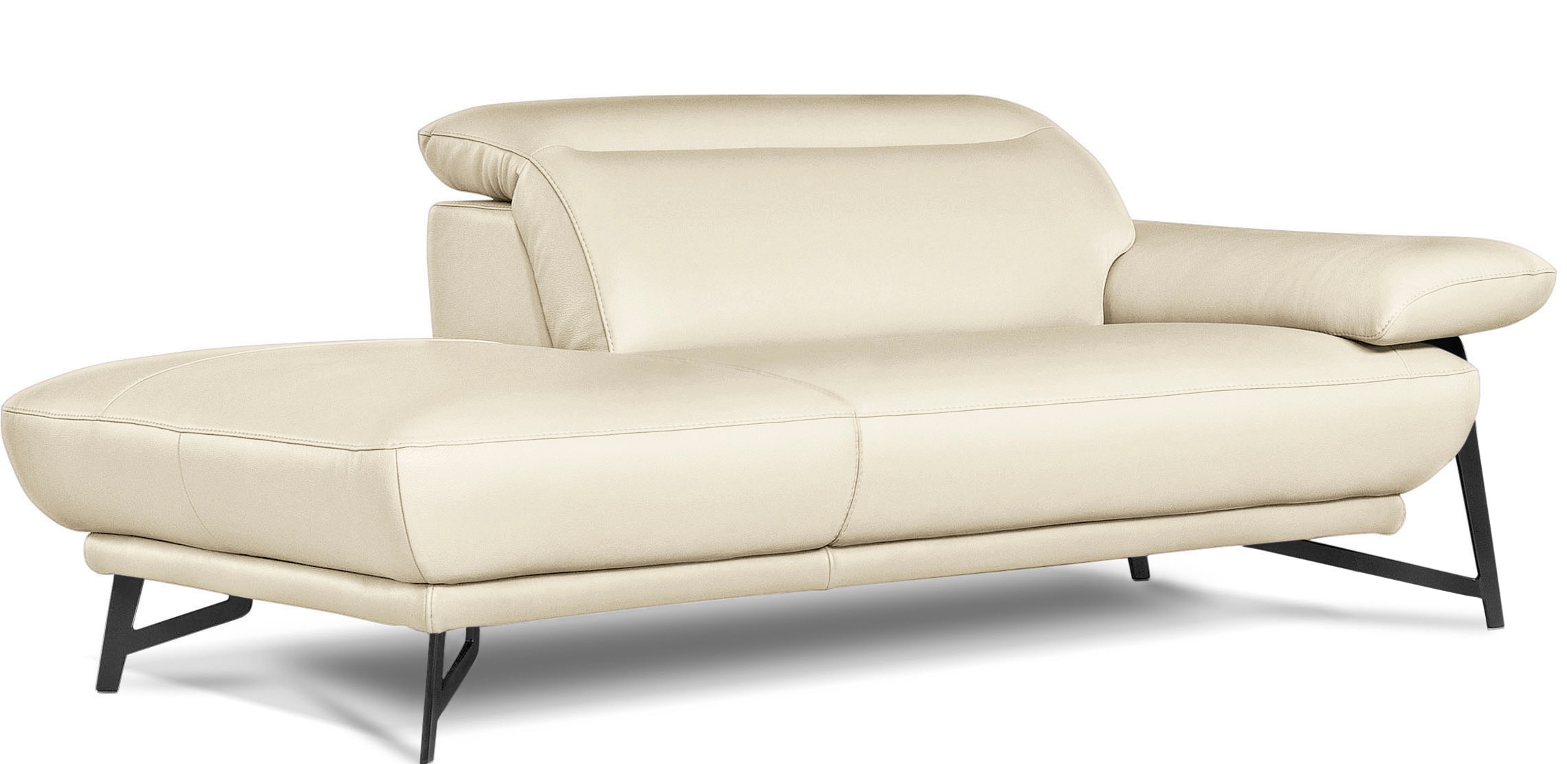 Egoitaliano Sofa "Anais, Design mit hohem Sitzkomfort, Fußfarbe schattengra günstig online kaufen