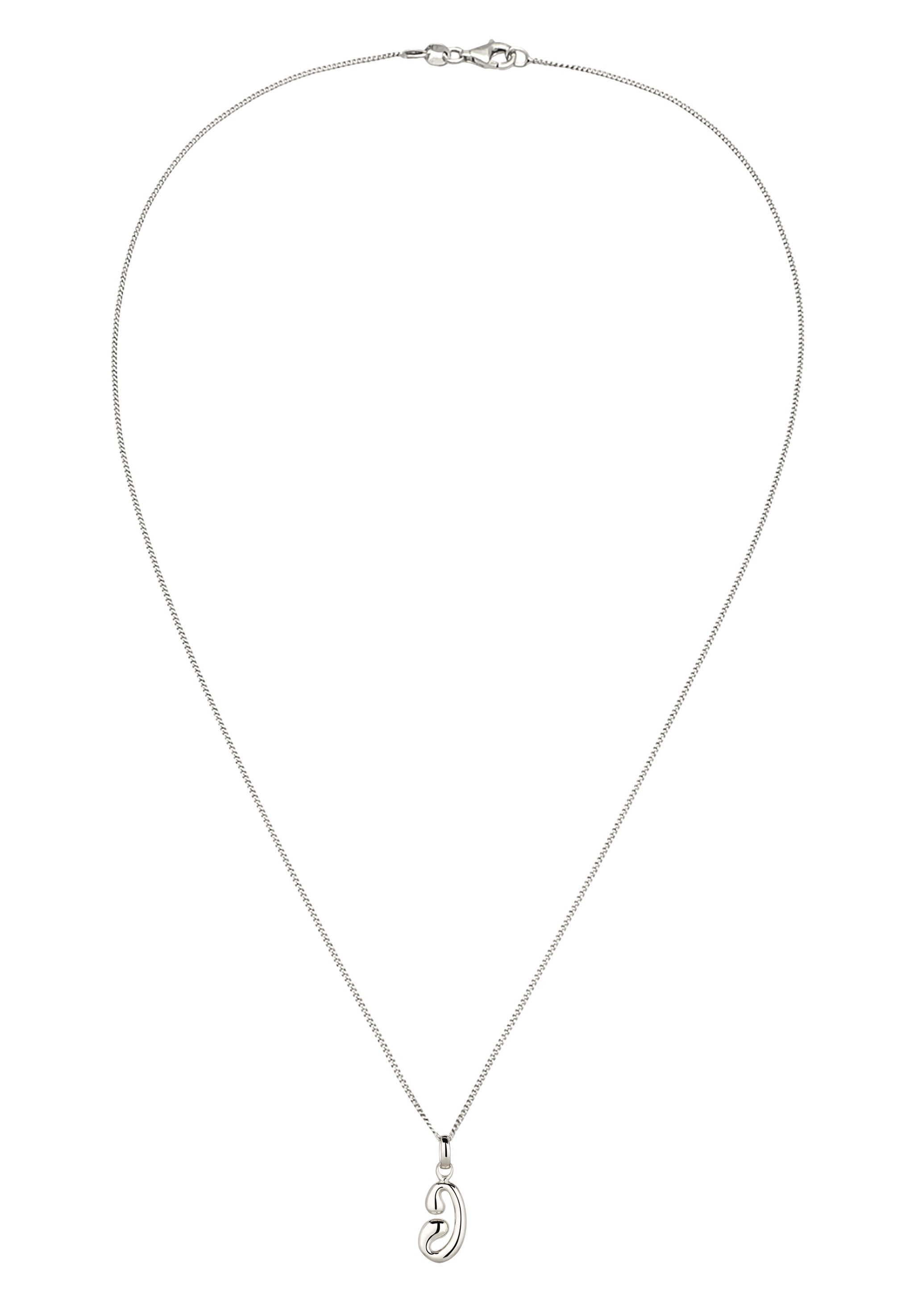 Elli Kette mit Anhänger »Halskette Melted Buchstabe J 925 Sterling Silber«